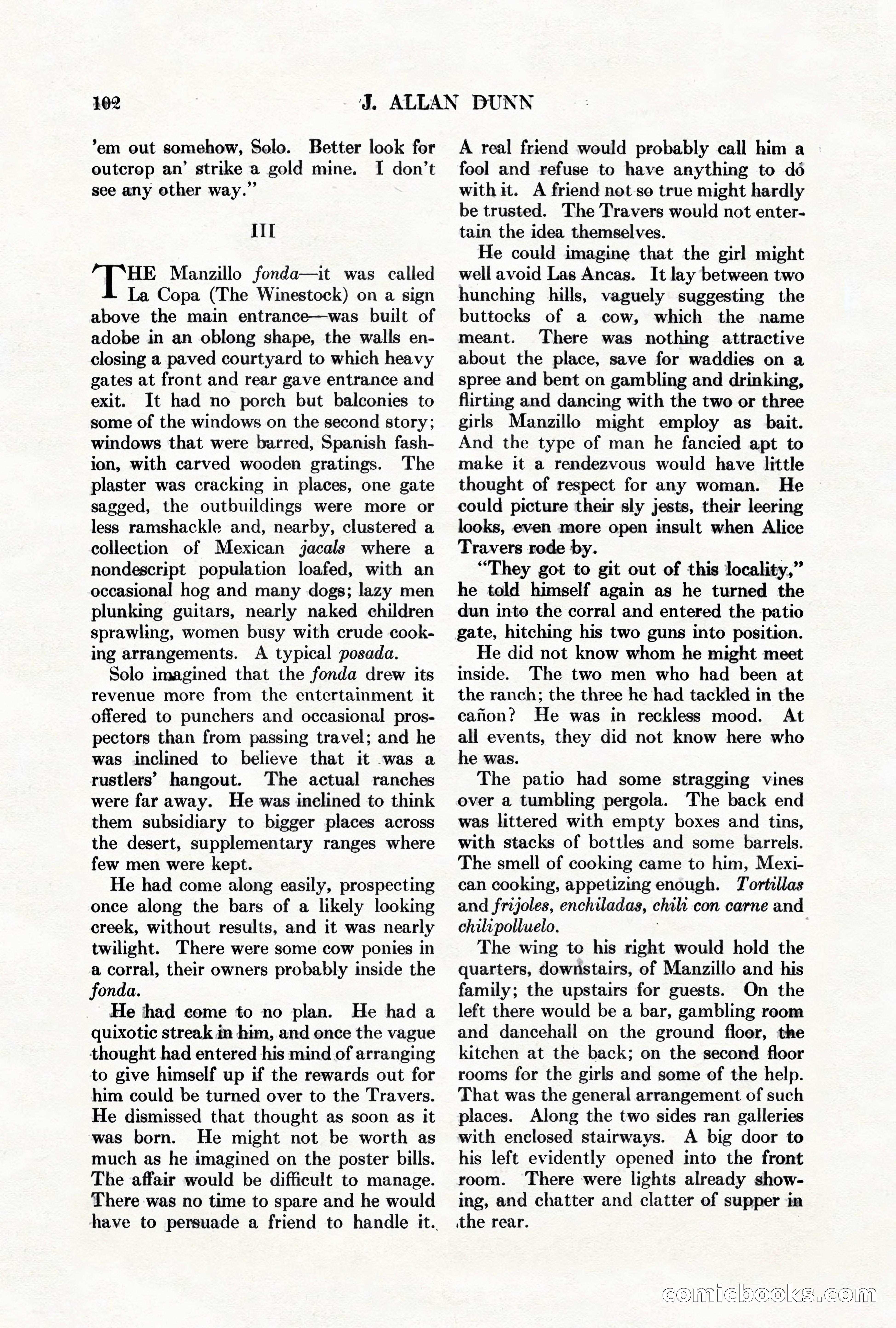 Adventure Magazine, March 1, 1928 — page 112 of 204