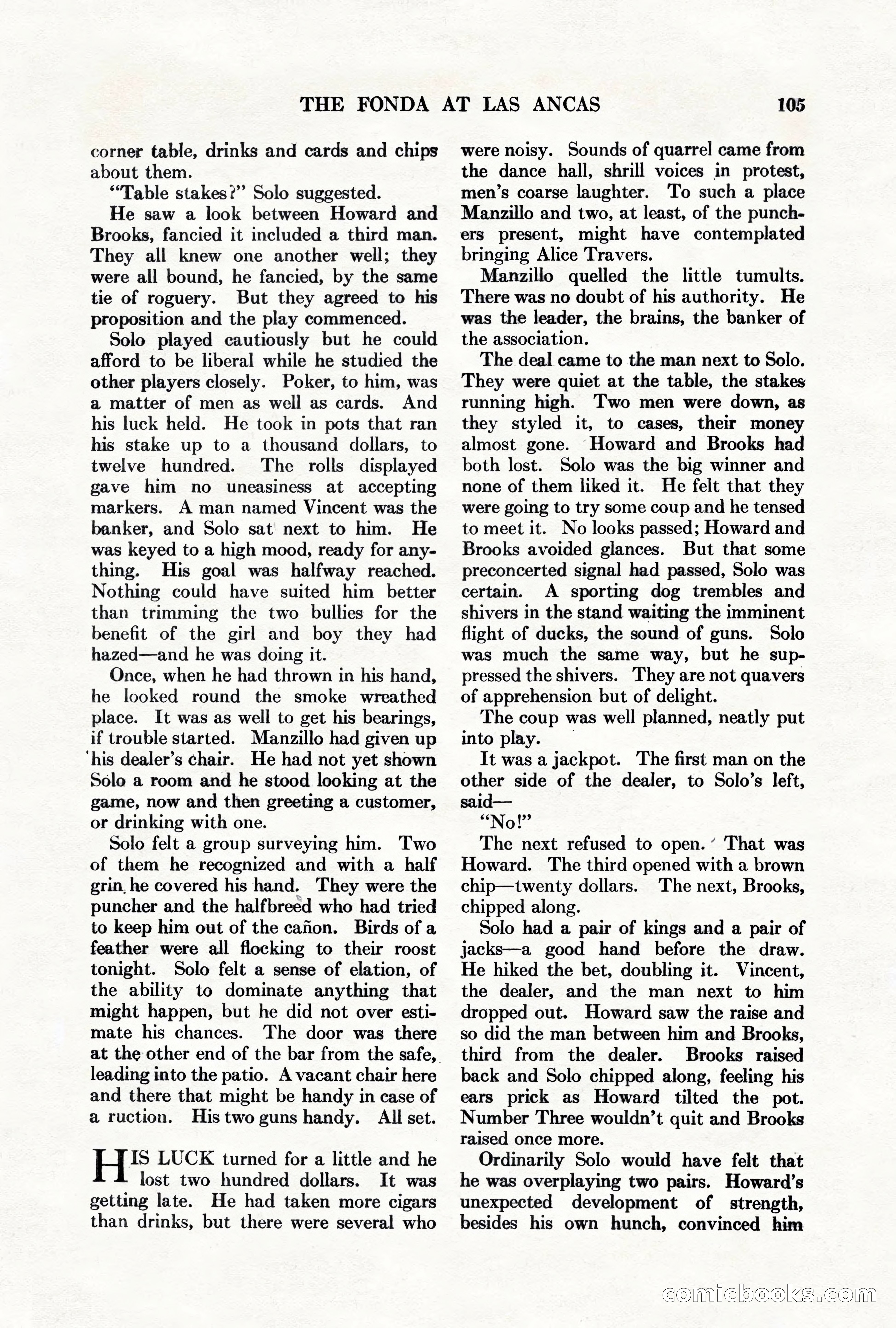 Adventure Magazine, March 1, 1928 — page 115 of 204