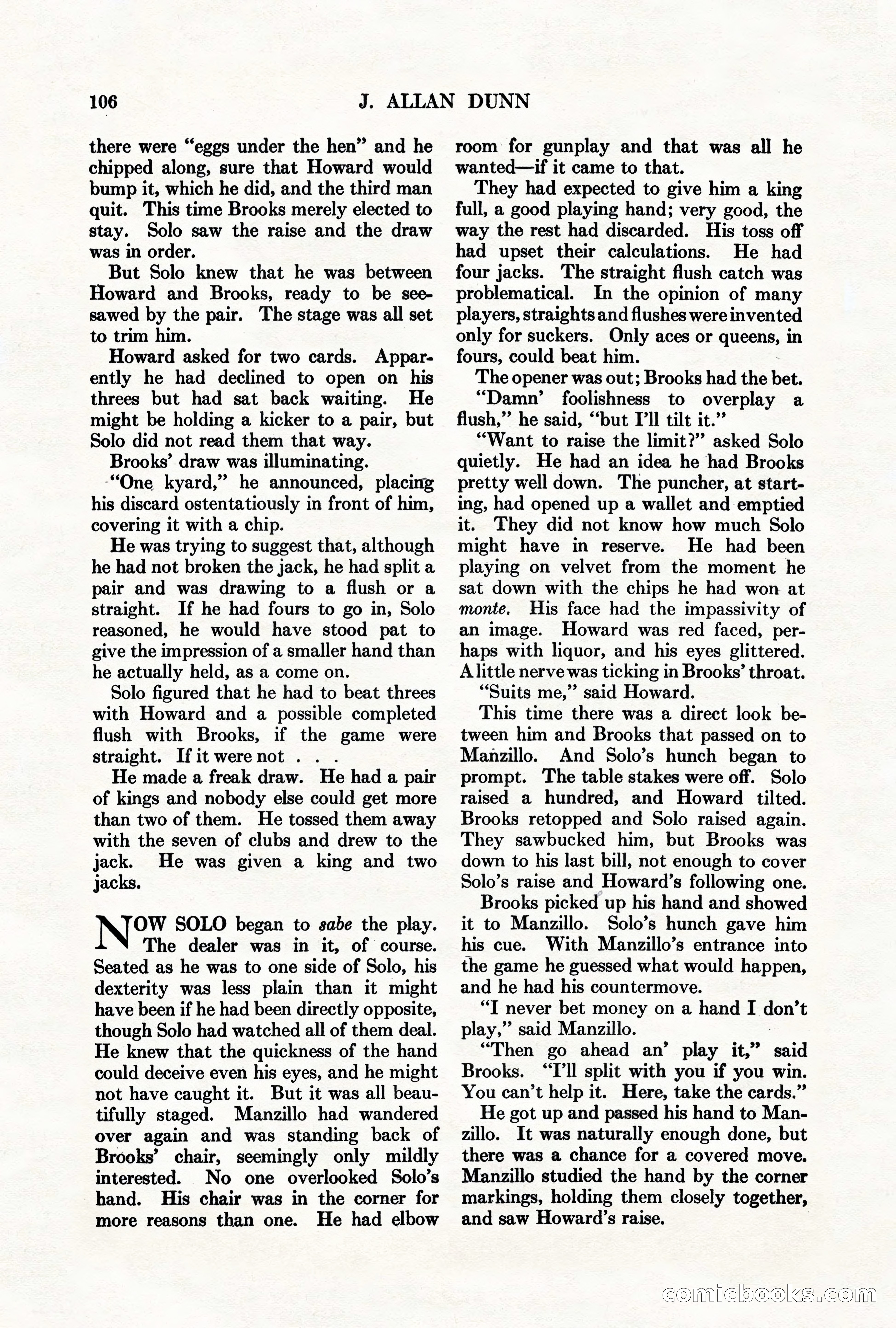 Adventure Magazine, March 1, 1928 — page 116 of 204