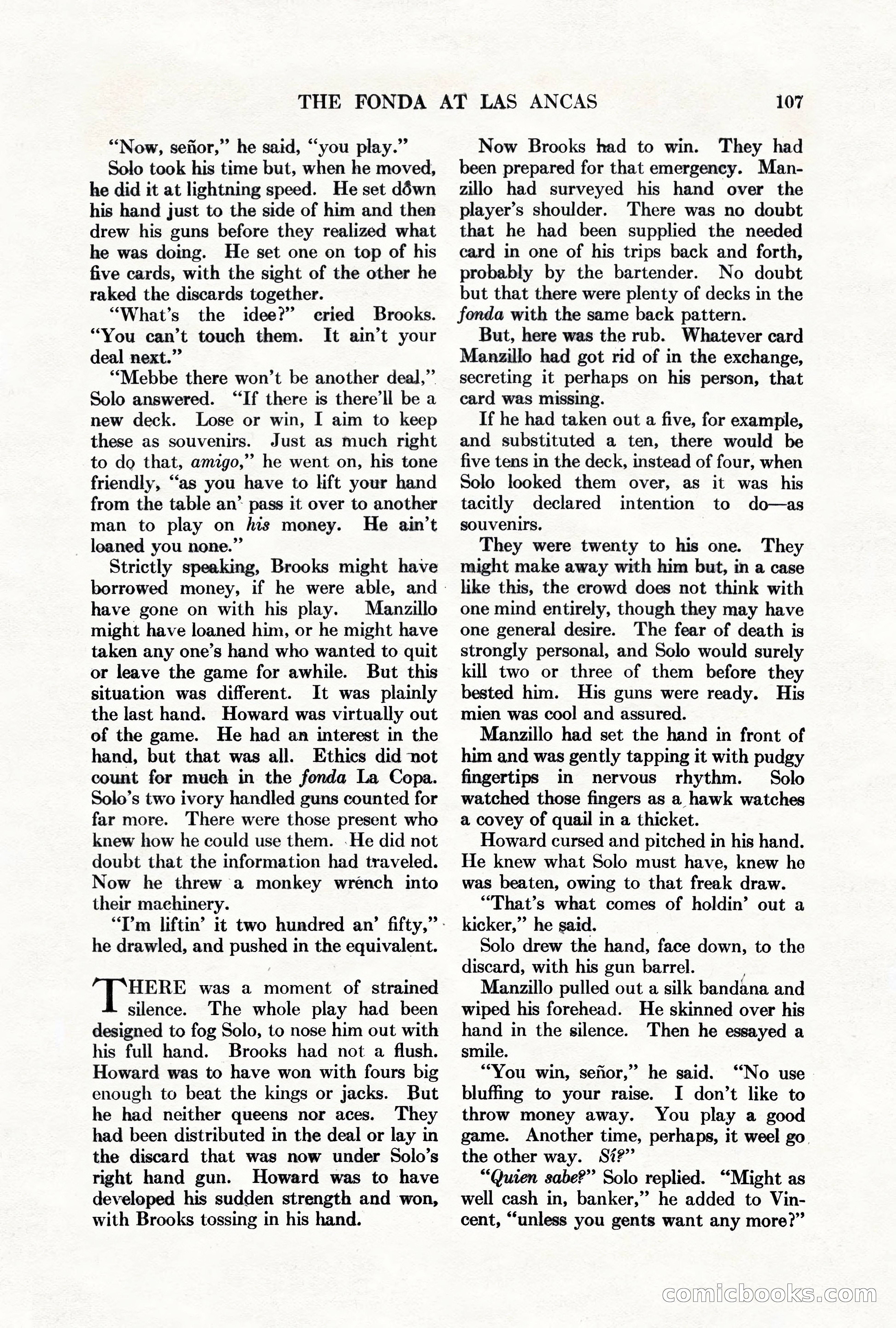 Adventure Magazine, March 1, 1928 — page 117 of 204
