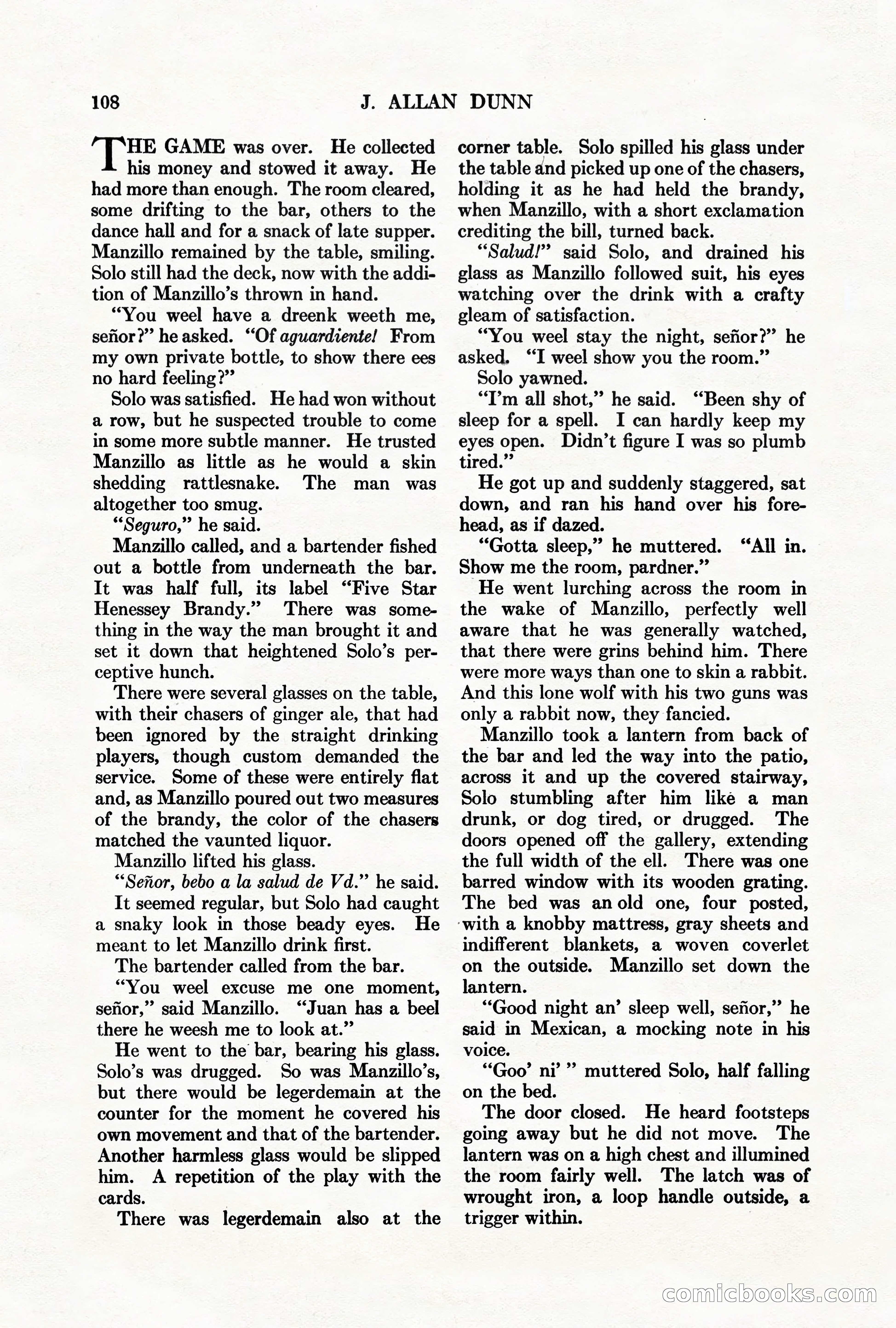 Adventure Magazine, March 1, 1928 — page 118 of 204