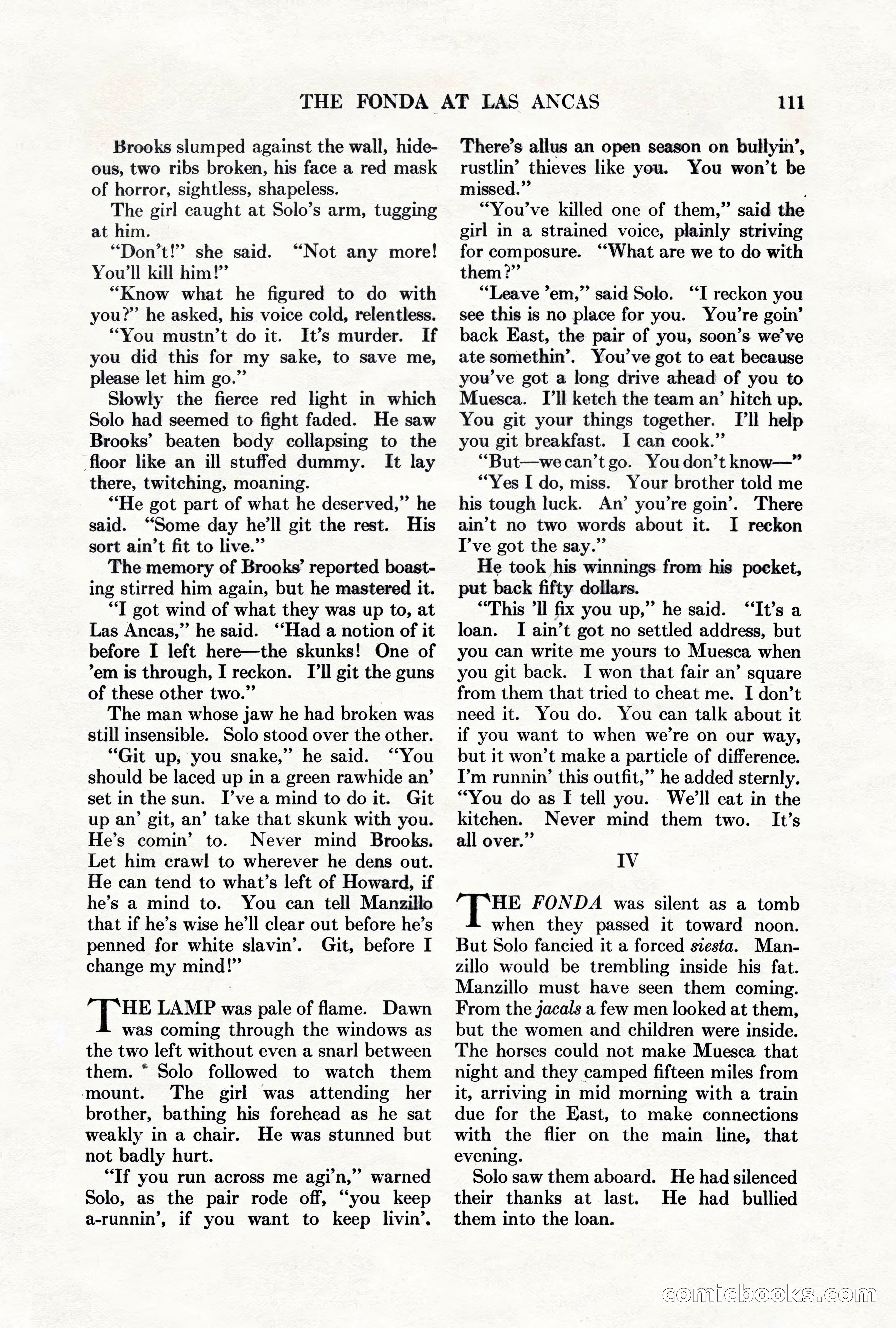 Adventure Magazine, March 1, 1928 — page 121 of 204