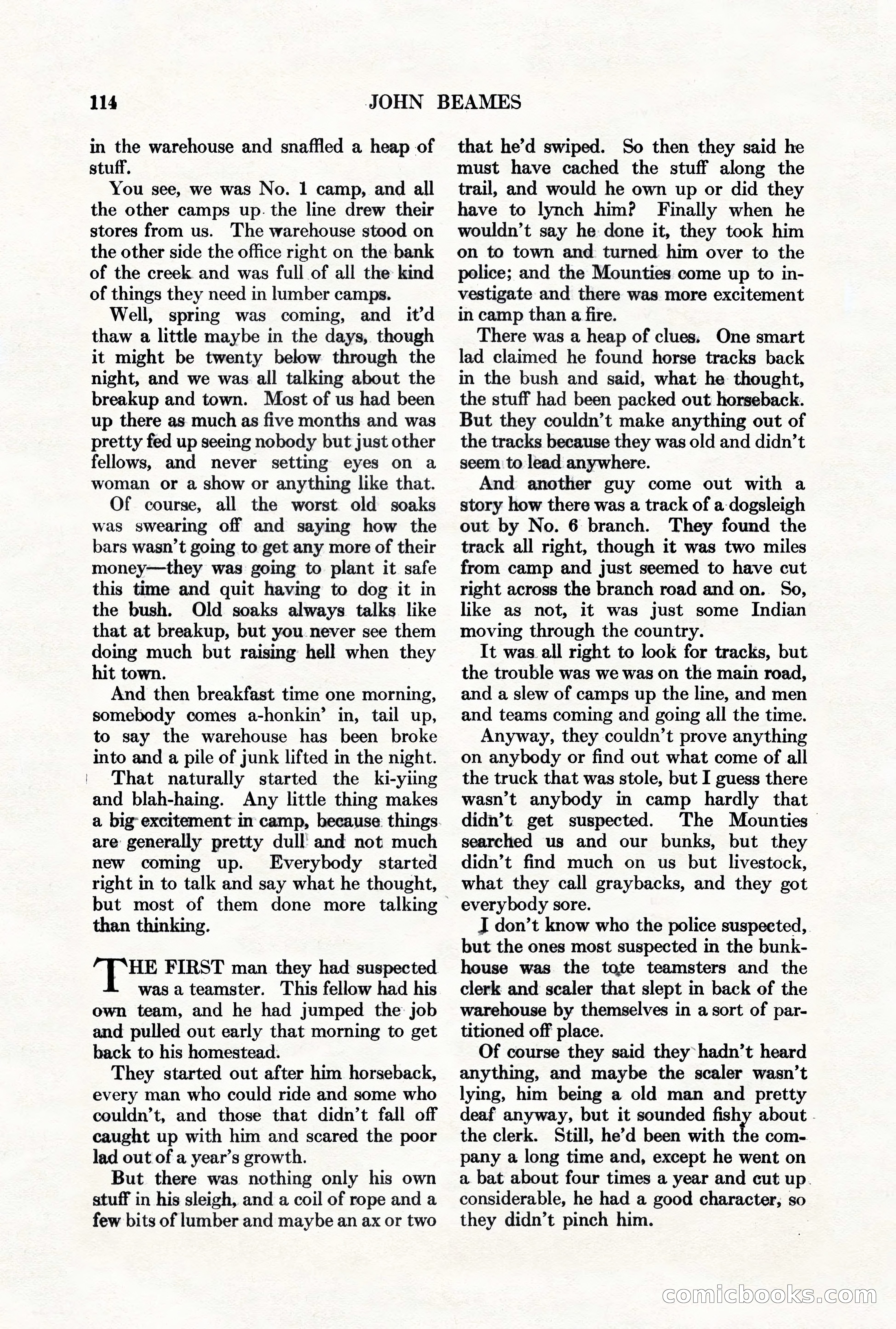 Adventure Magazine, March 1, 1928 — page 124 of 204