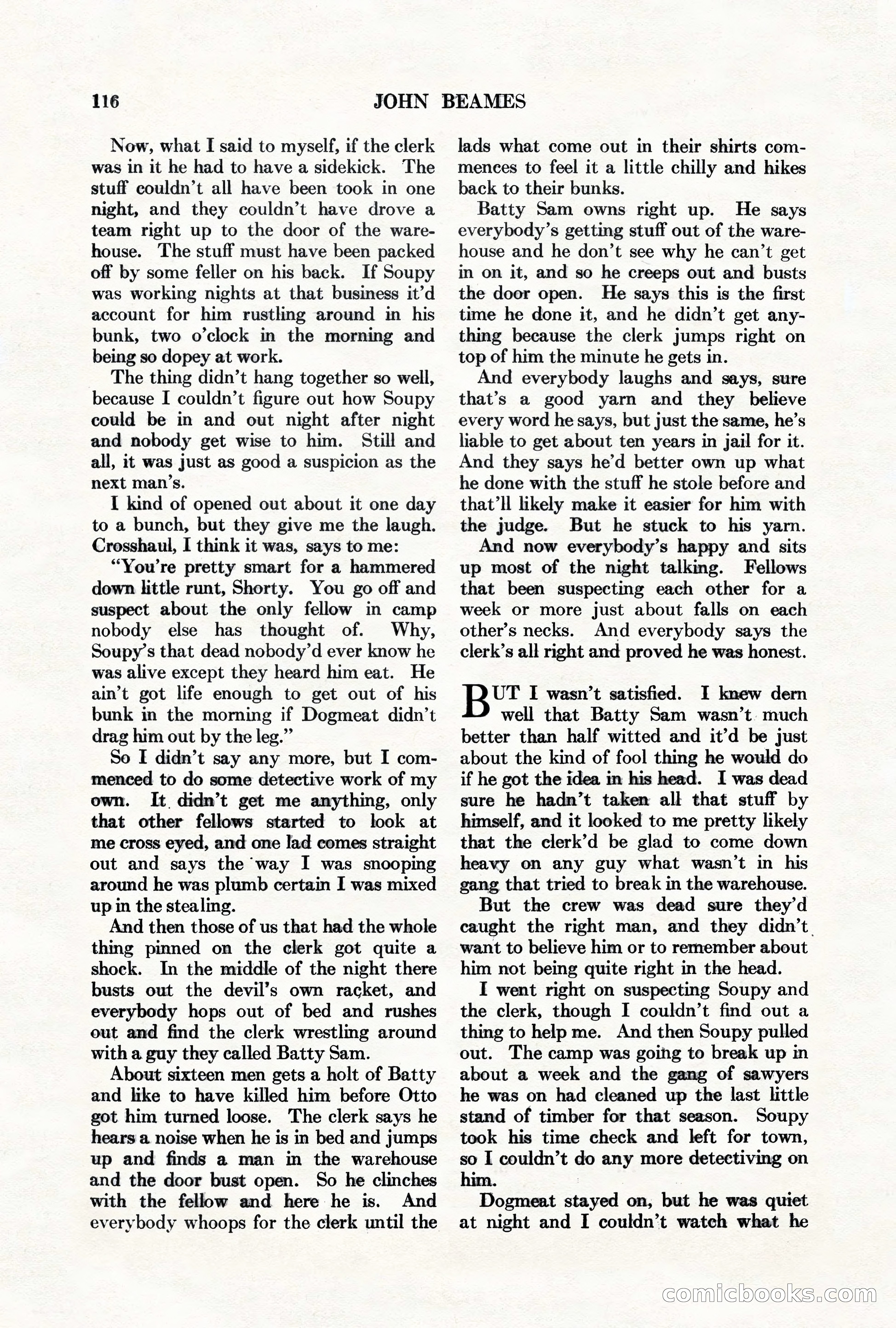 Adventure Magazine, March 1, 1928 — page 126 of 204