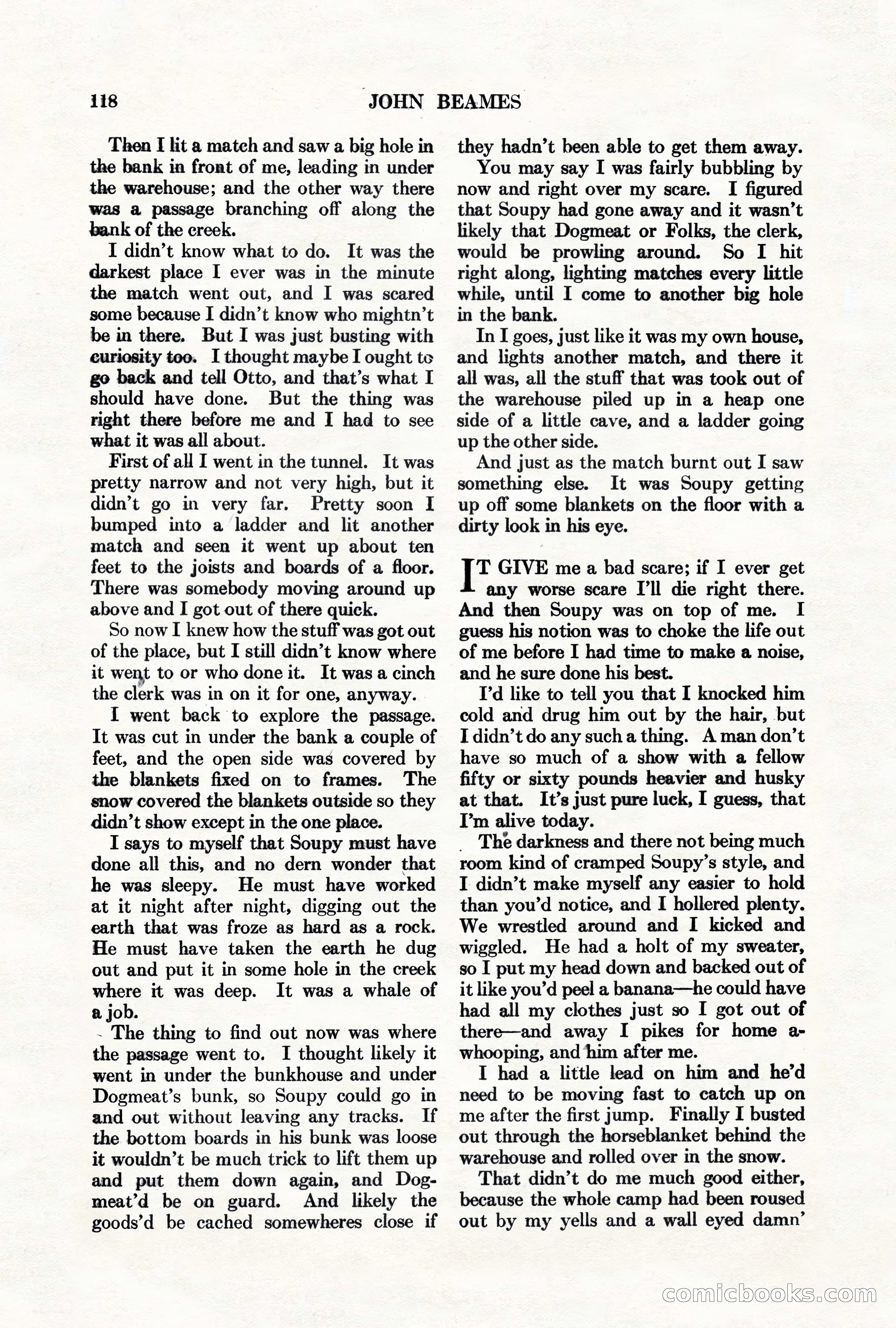 Adventure Magazine, March 1, 1928 — page 128 of 204