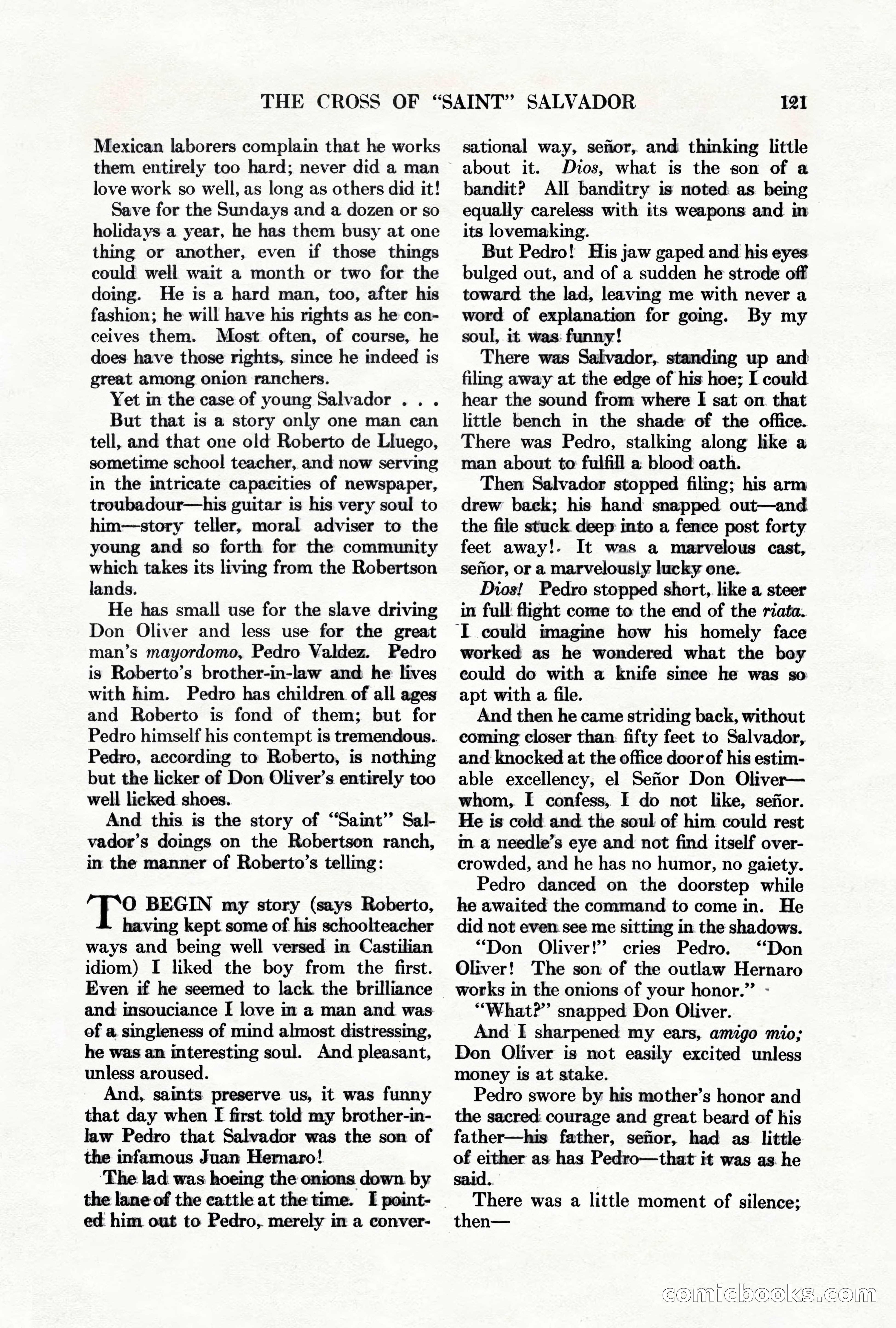 Adventure Magazine, March 1, 1928 — page 131 of 204