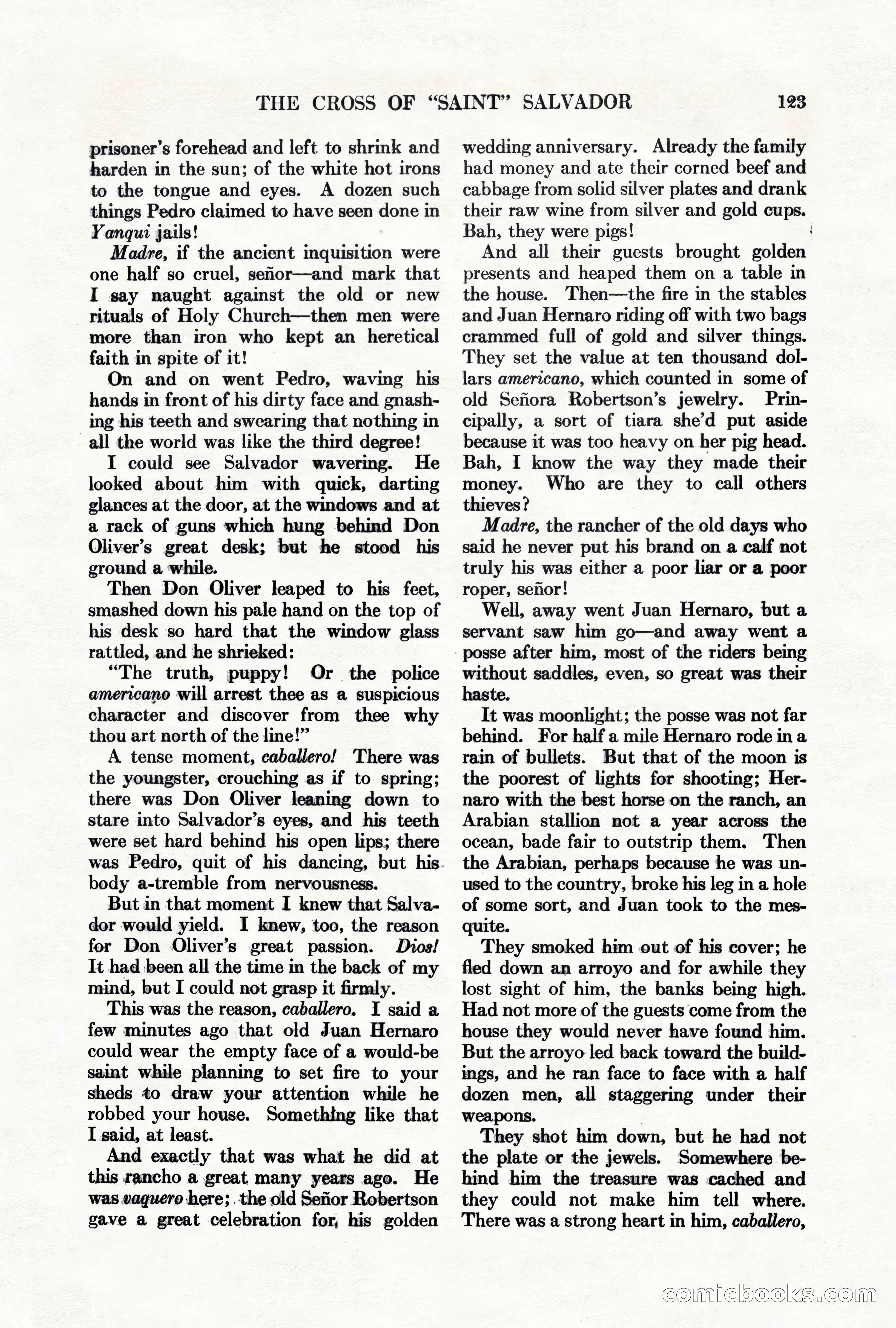 Adventure Magazine, March 1, 1928 — page 133 of 204