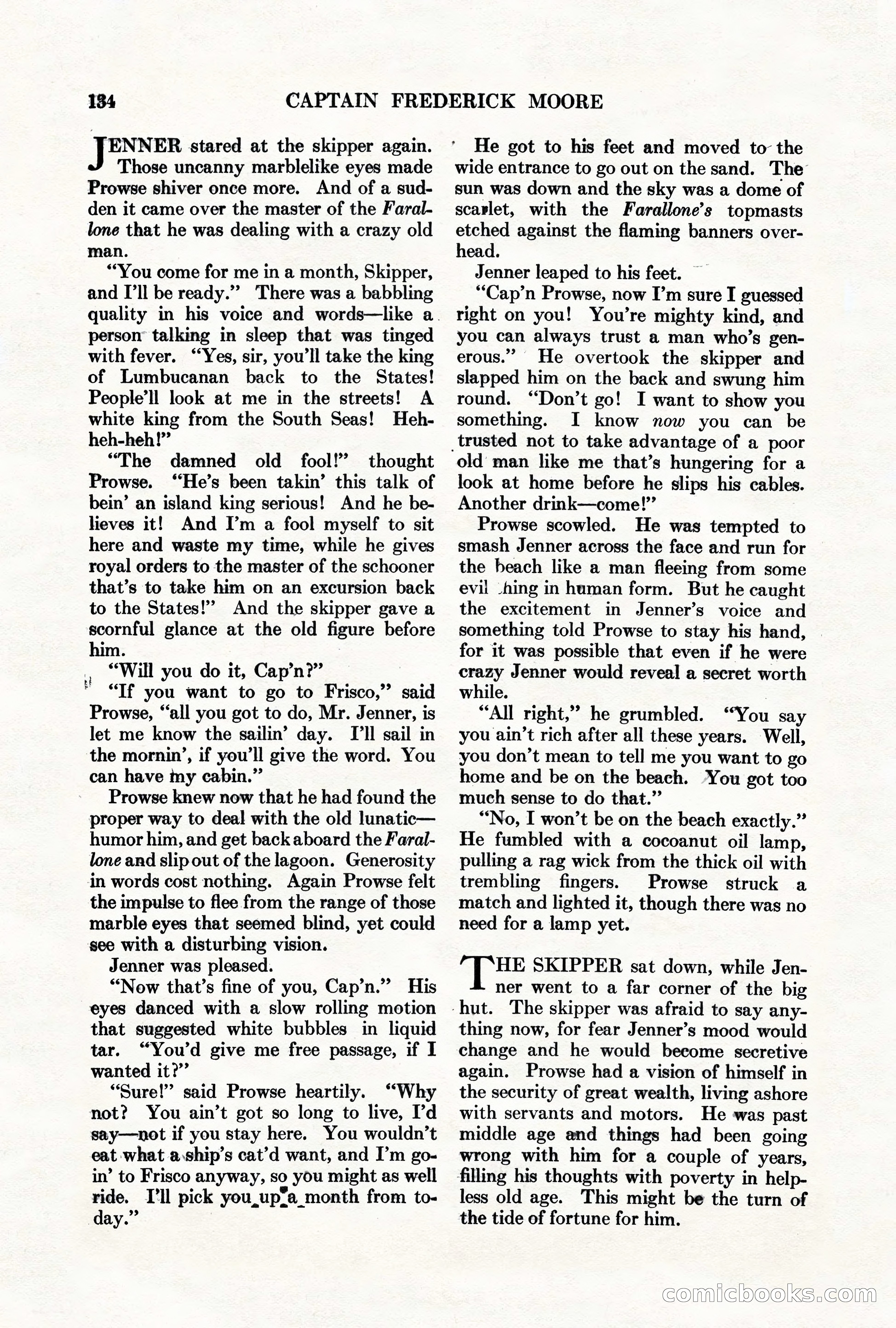 Adventure Magazine, March 1, 1928 — page 144 of 204