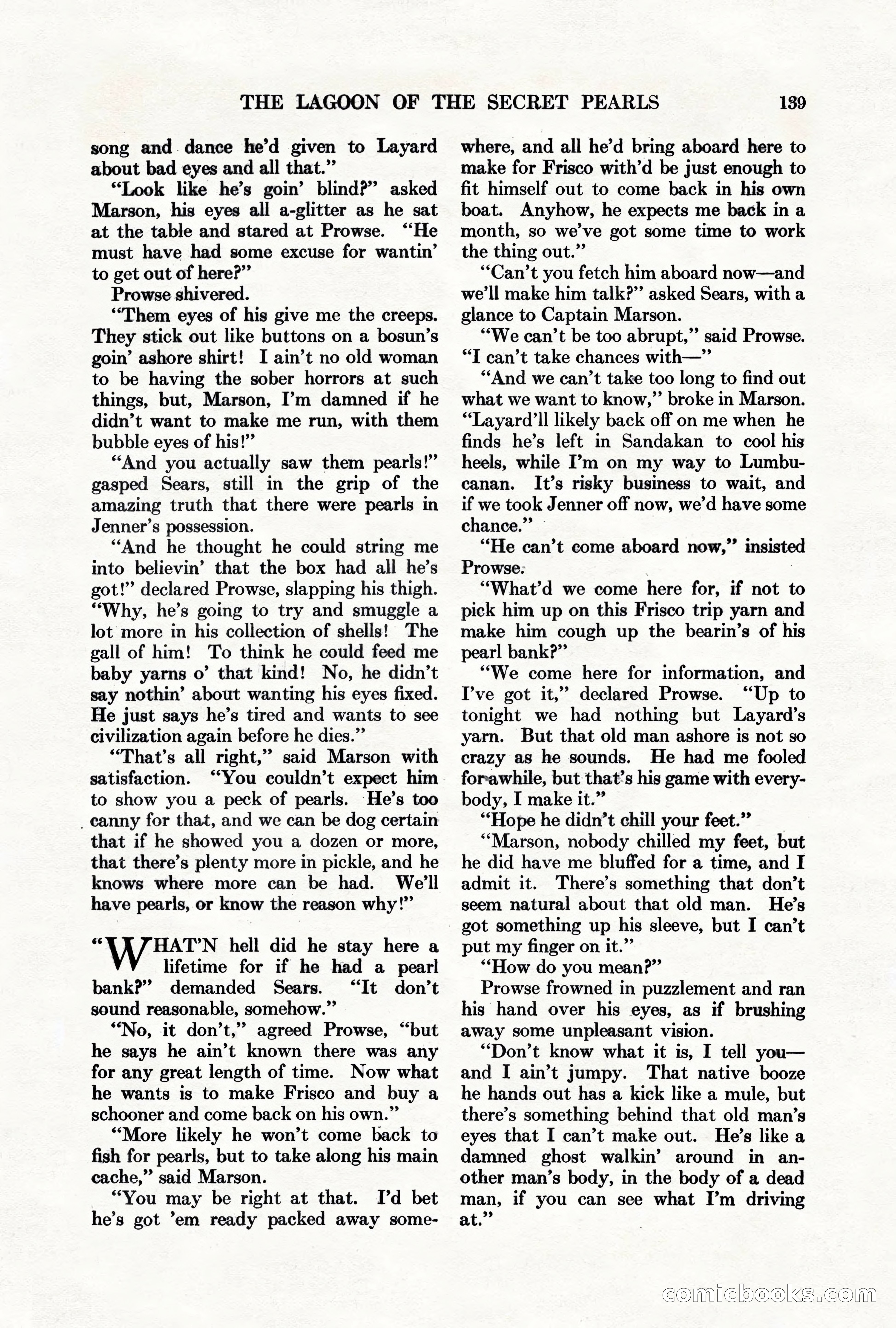 Adventure Magazine, March 1, 1928 — page 149 of 204