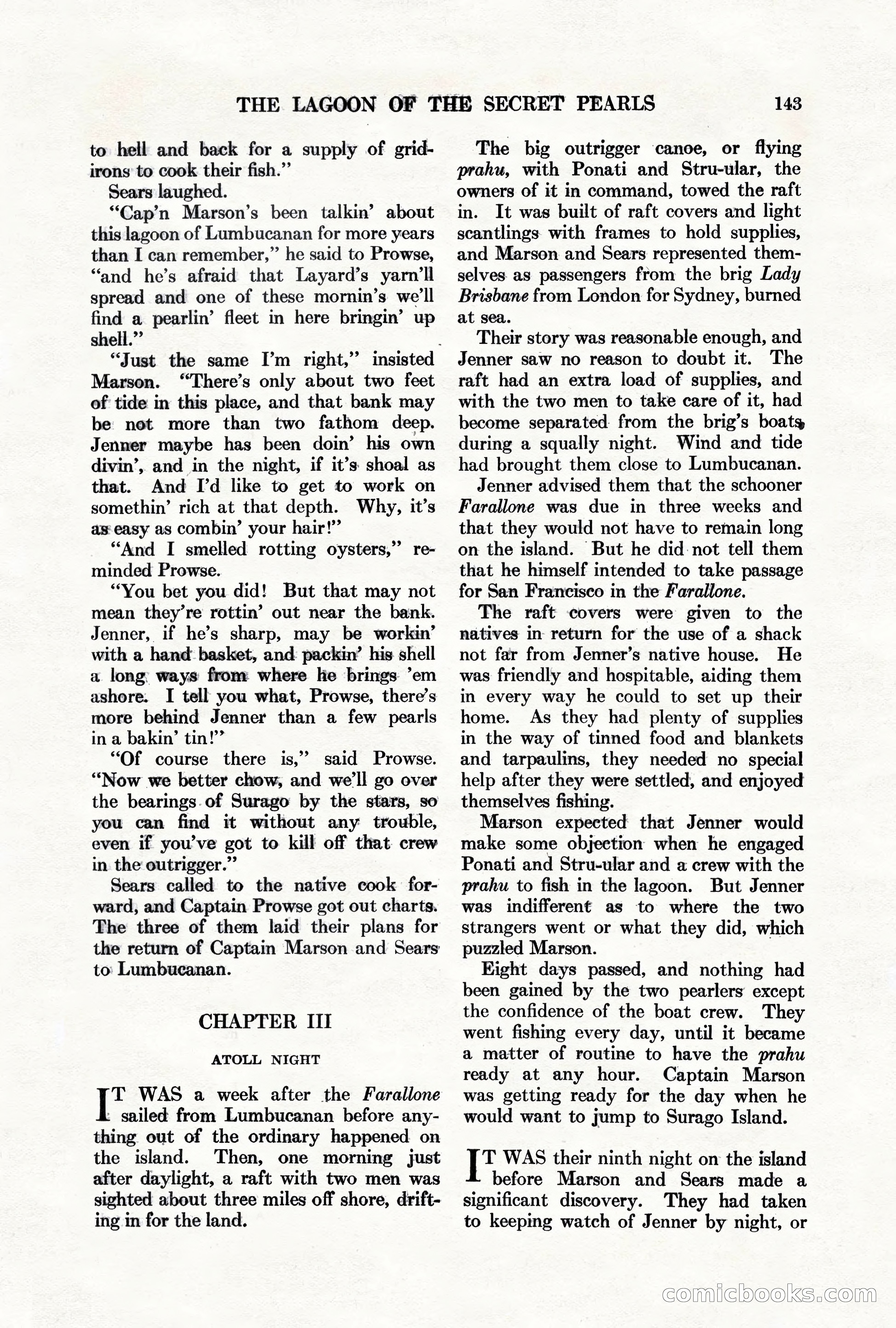 Adventure Magazine, March 1, 1928 — page 153 of 204