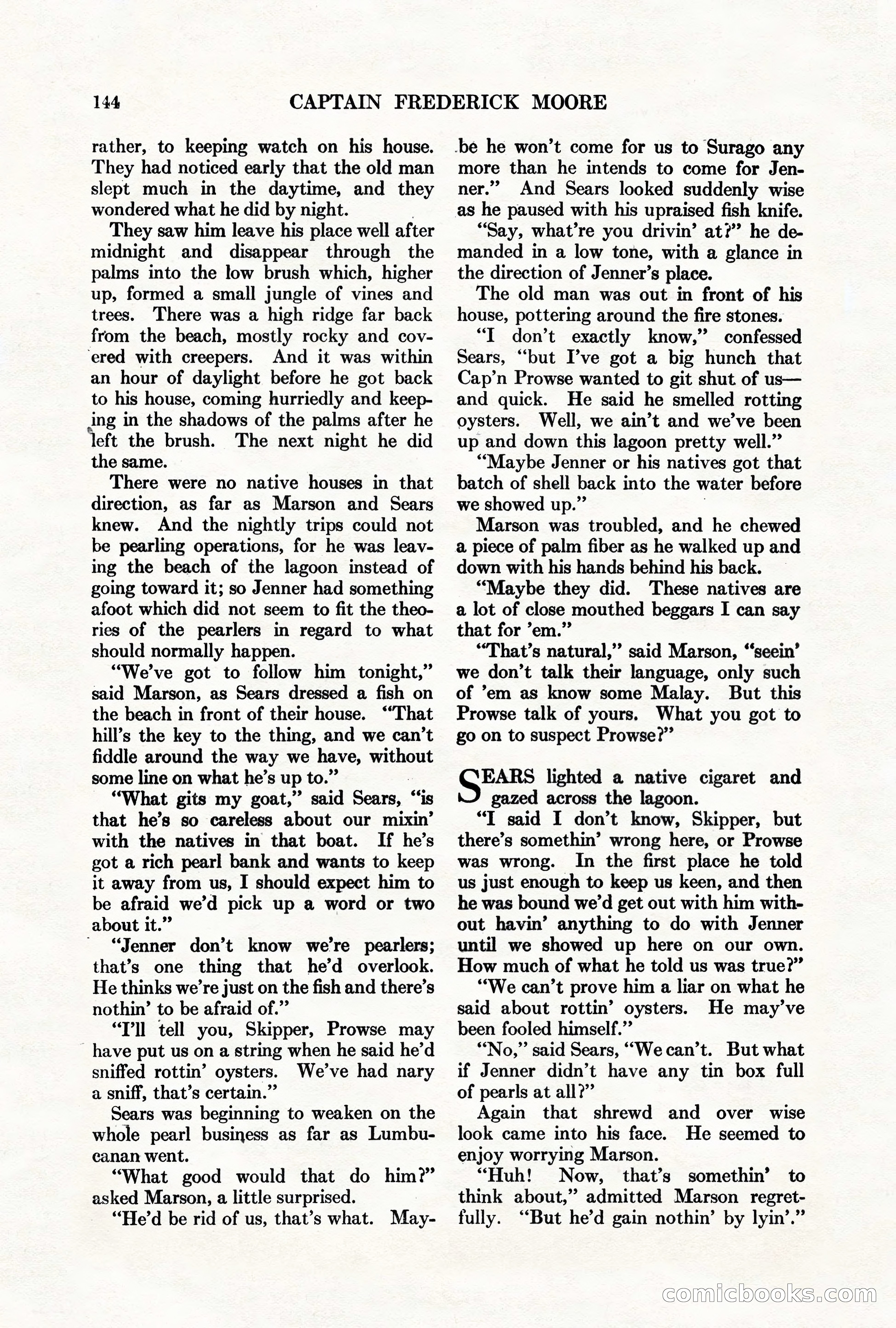 Adventure Magazine, March 1, 1928 — page 154 of 204