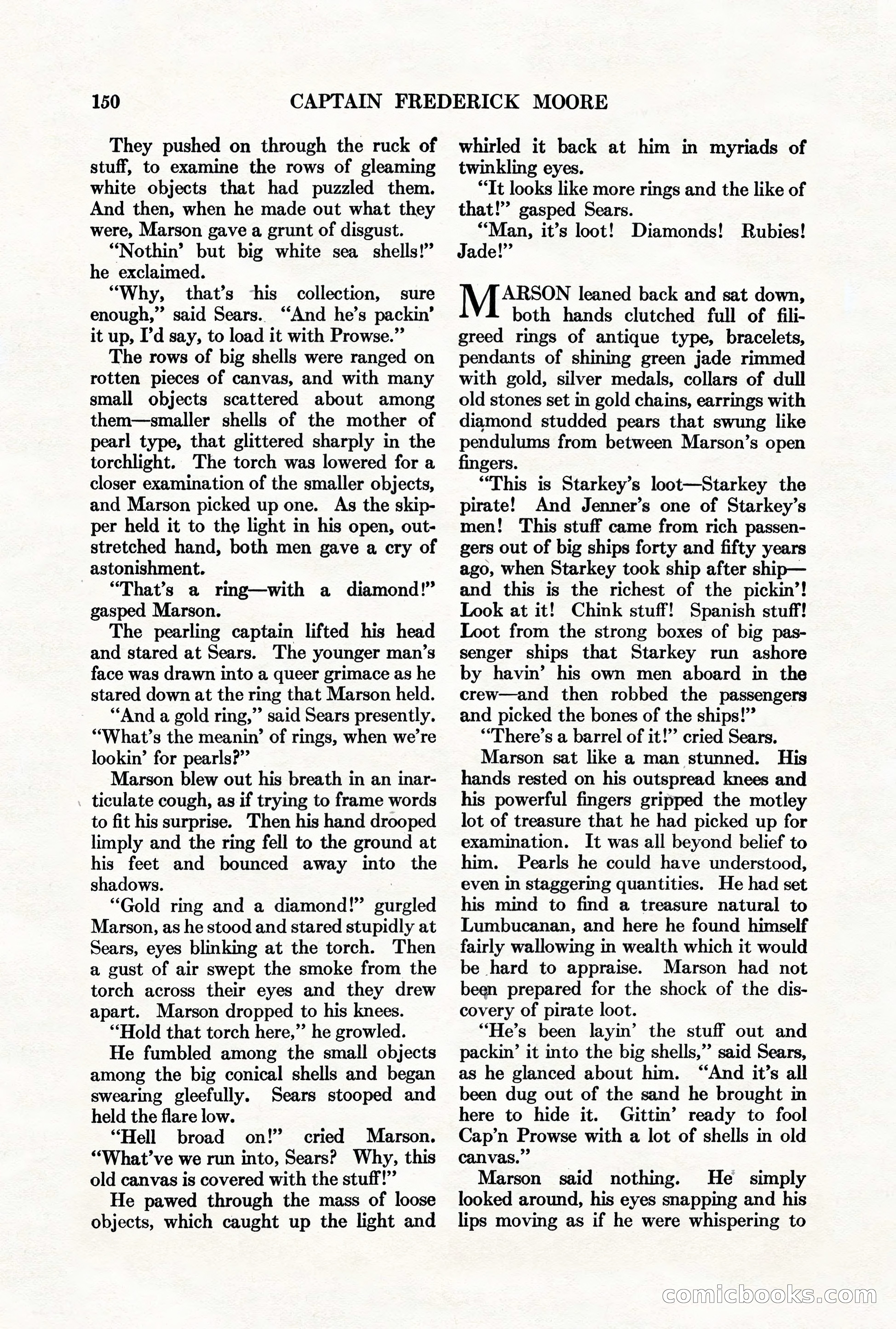 Adventure Magazine, March 1, 1928 — page 160 of 204