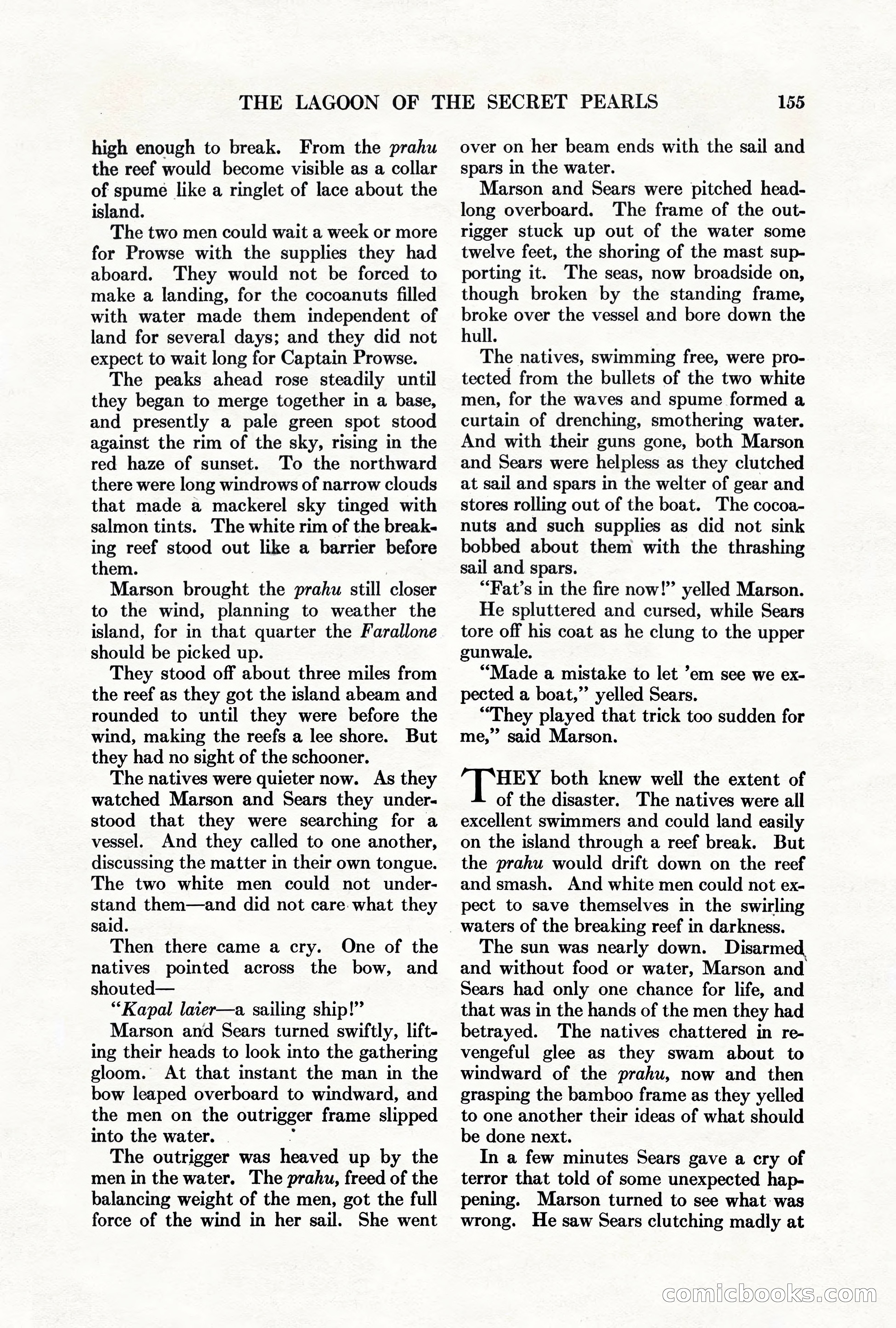 Adventure Magazine, March 1, 1928 — page 165 of 204