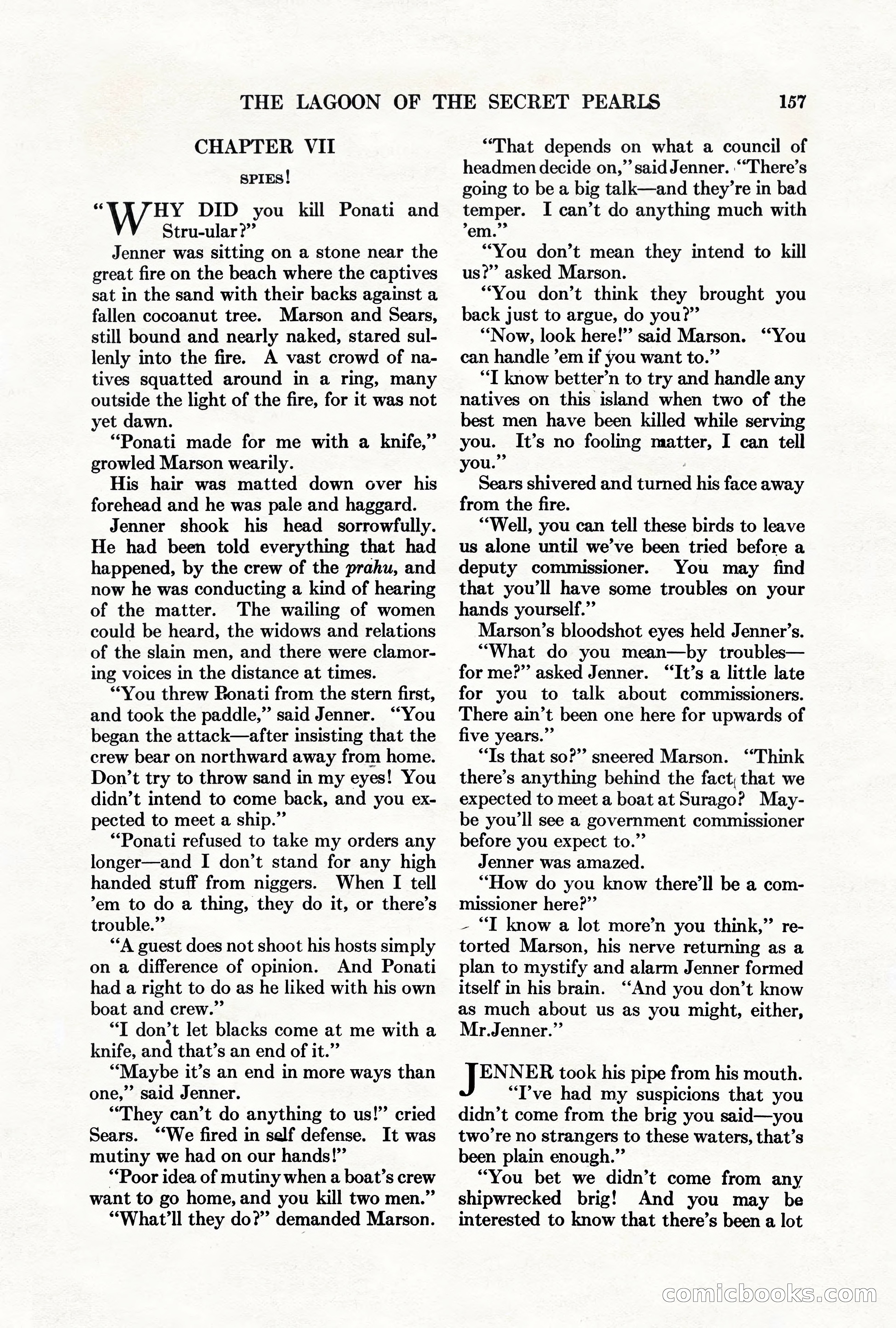 Adventure Magazine, March 1, 1928 — page 167 of 204