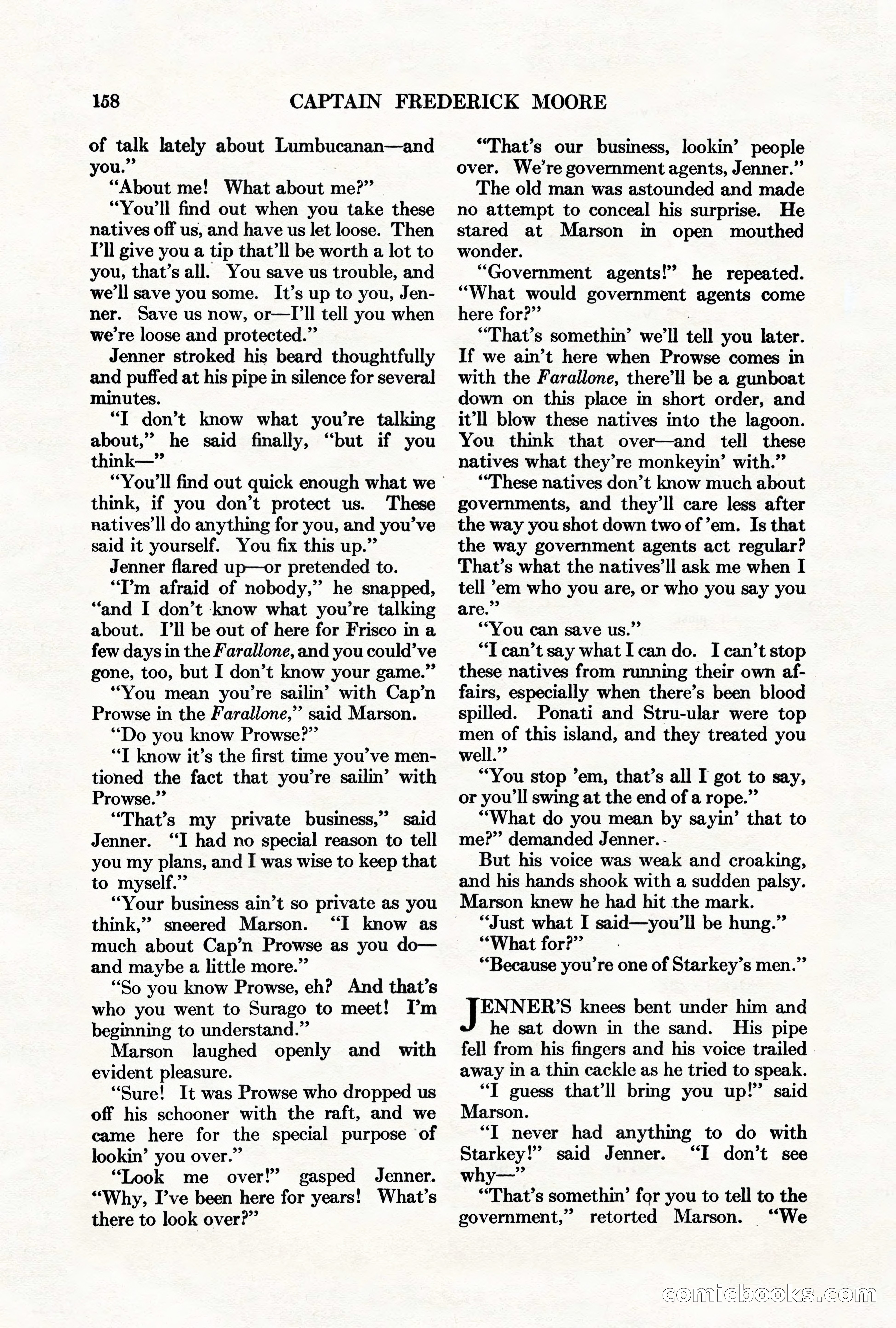 Adventure Magazine, March 1, 1928 — page 168 of 204