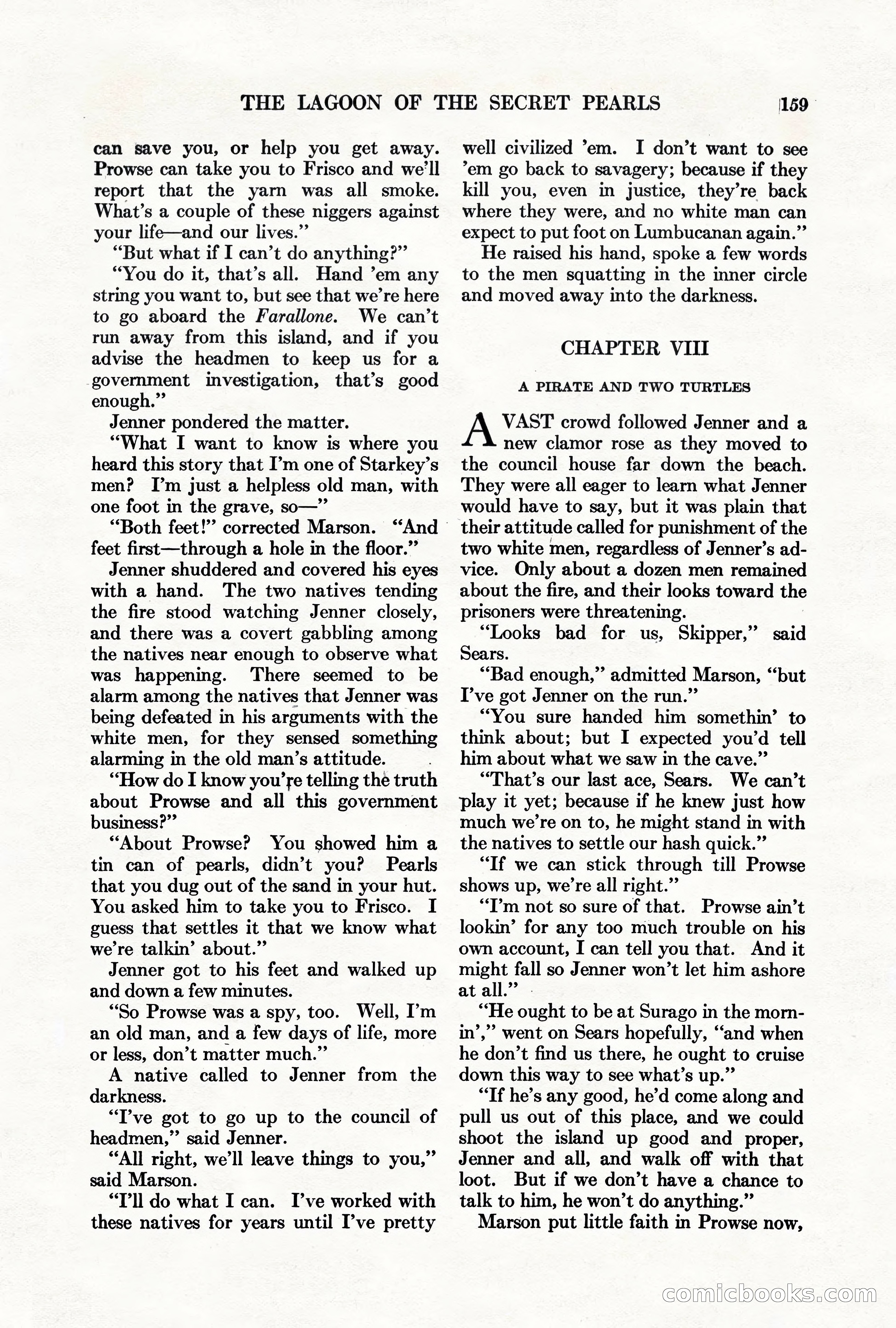 Adventure Magazine, March 1, 1928 — page 169 of 204