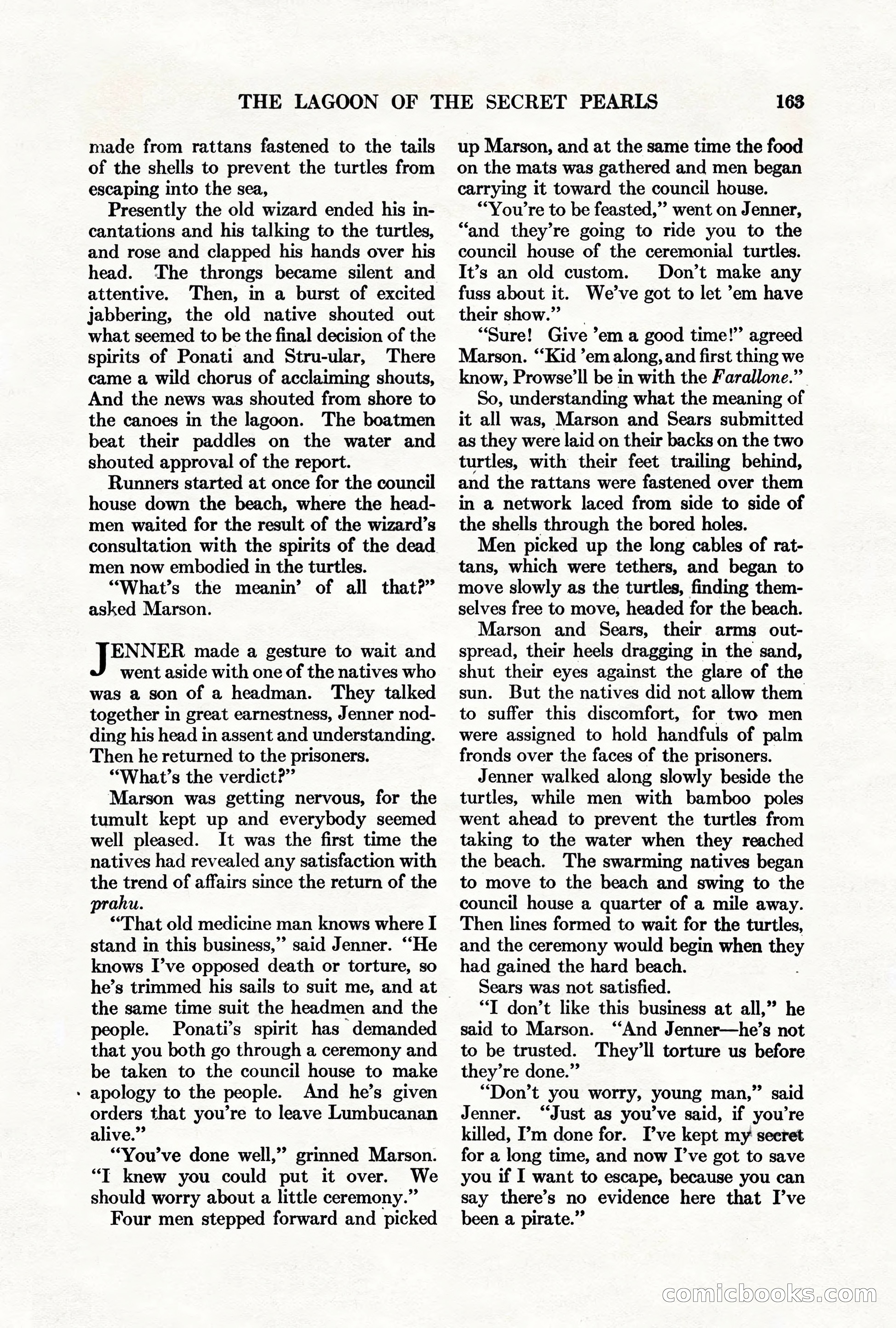 Adventure Magazine, March 1, 1928 — page 173 of 204