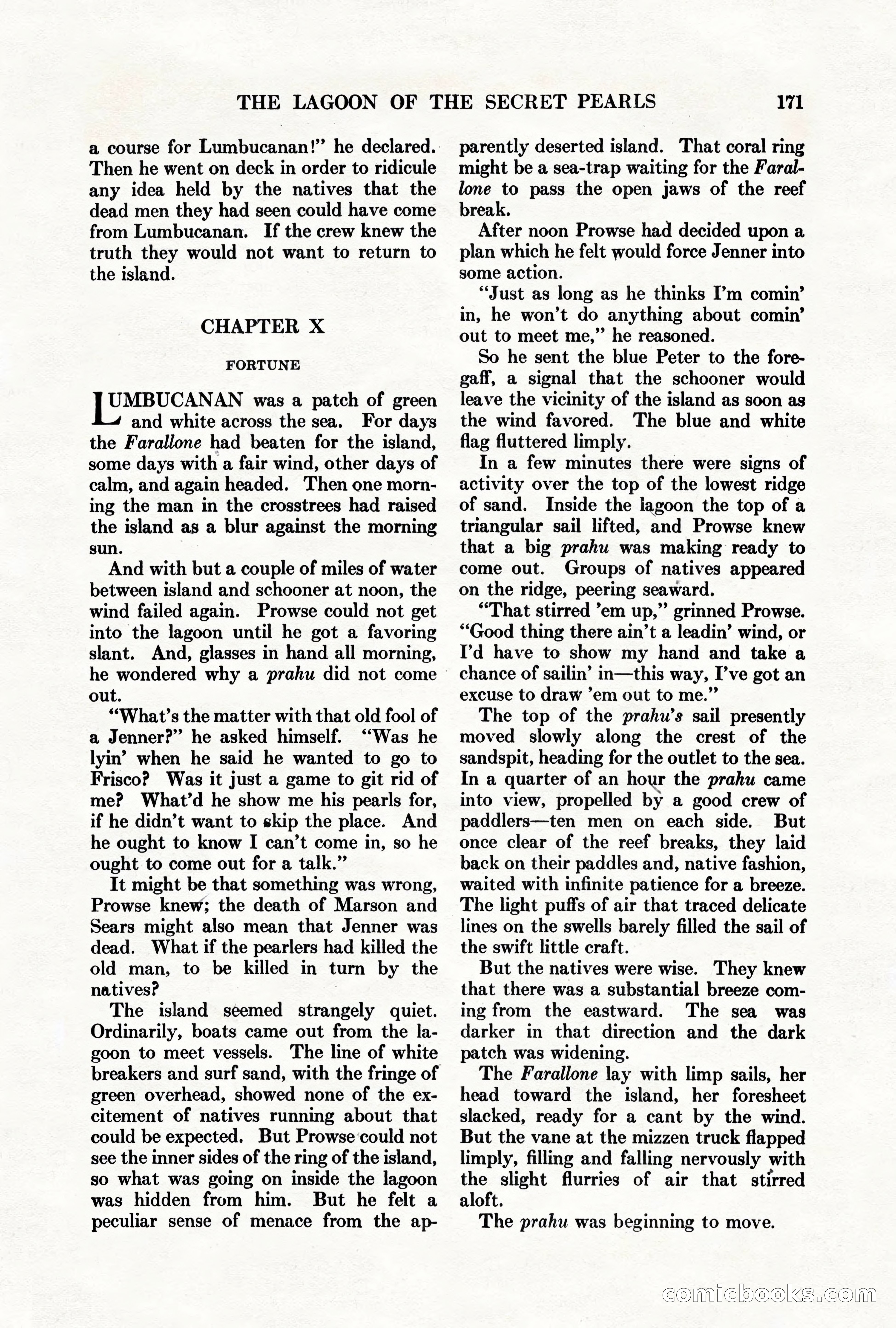 Adventure Magazine, March 1, 1928 — page 181 of 204