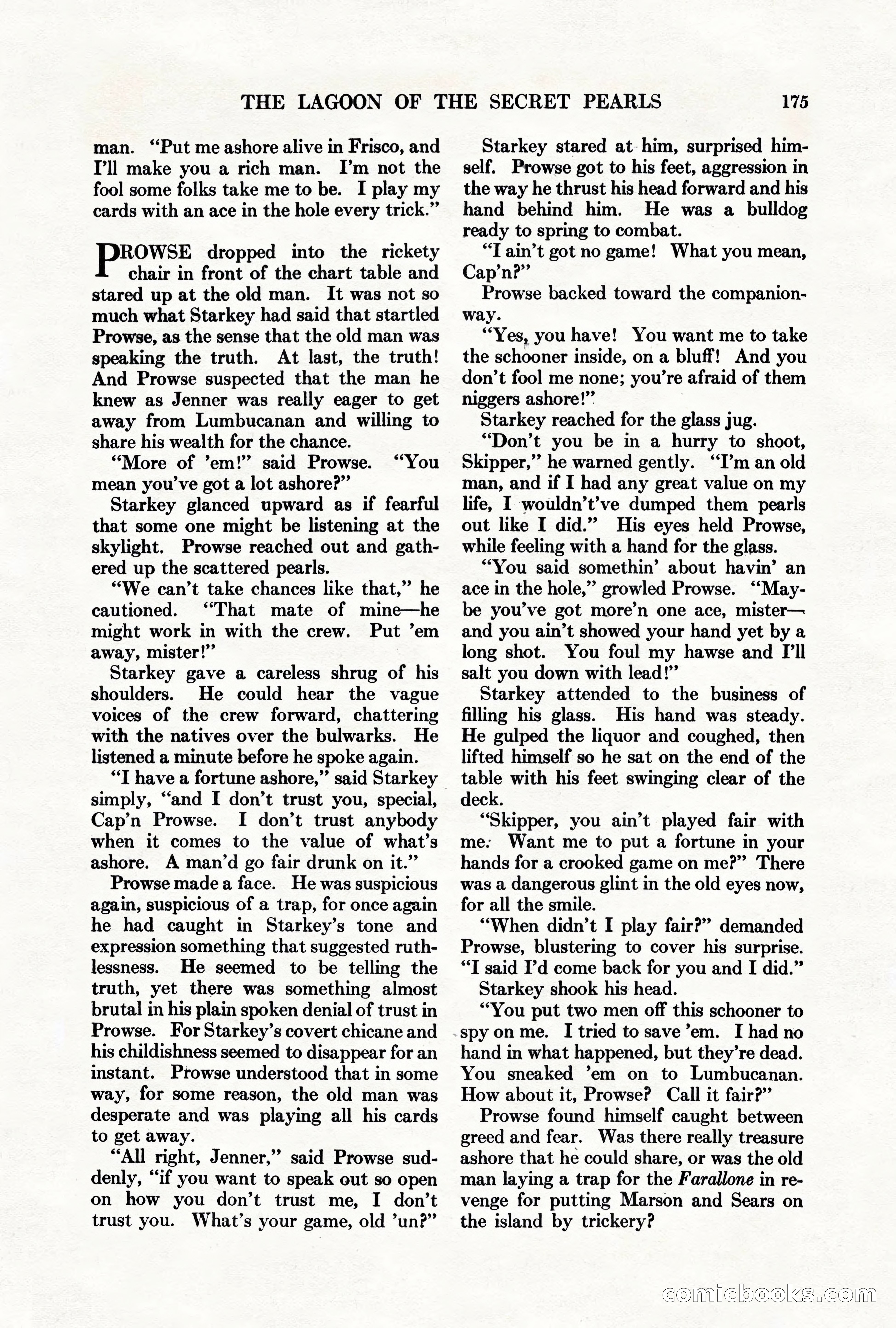 Adventure Magazine, March 1, 1928 — page 185 of 204
