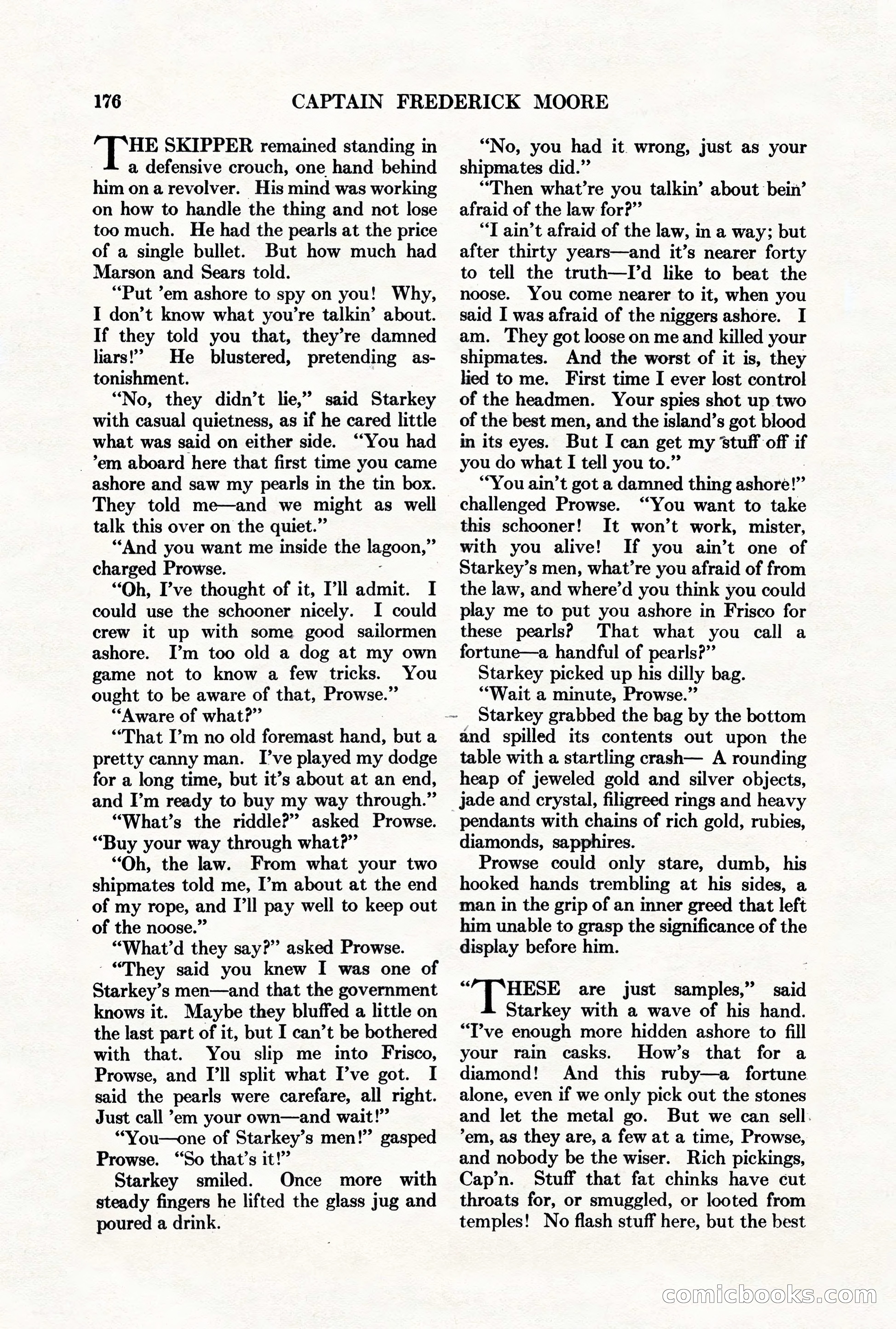 Adventure Magazine, March 1, 1928 — page 186 of 204