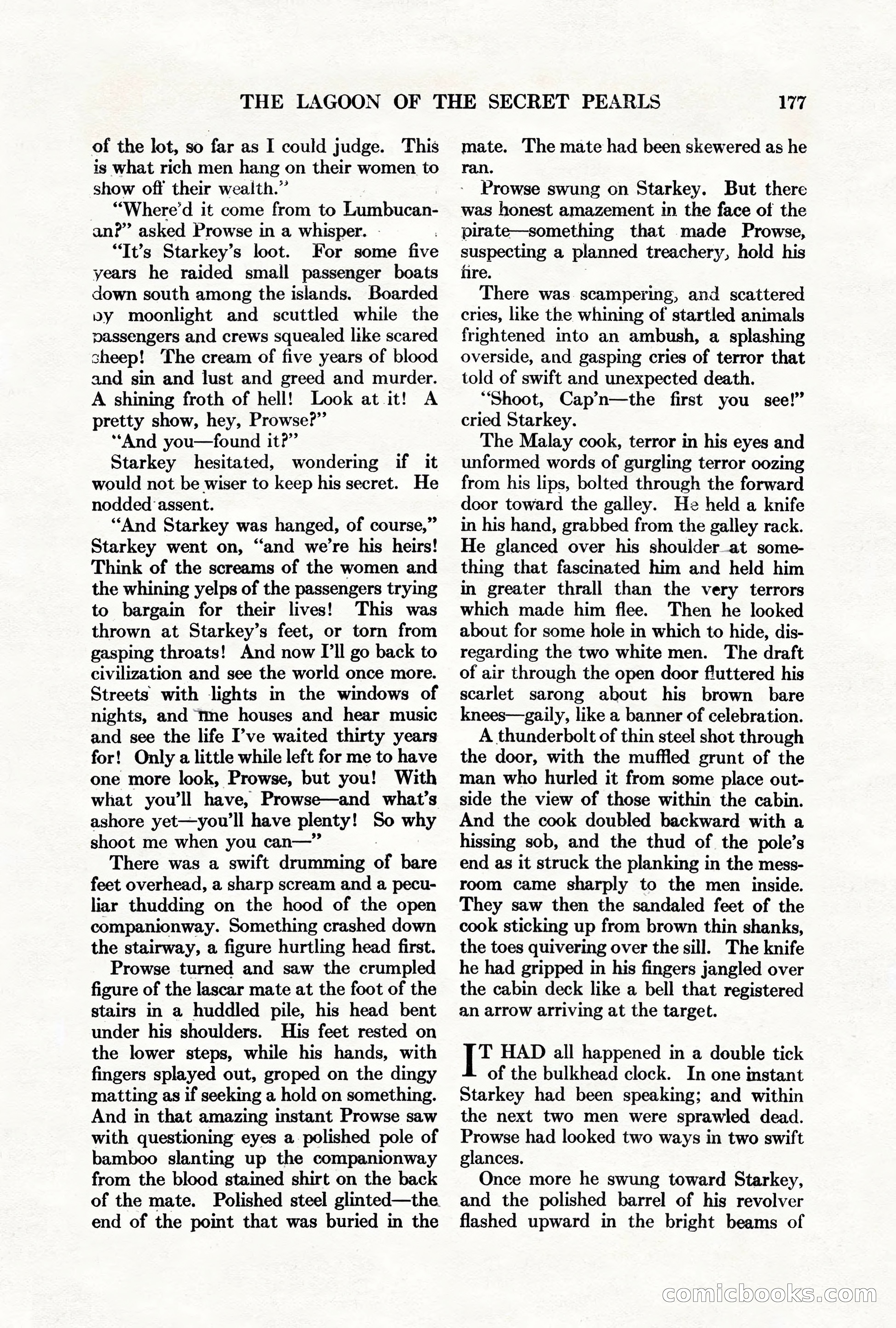 Adventure Magazine, March 1, 1928 — page 187 of 204