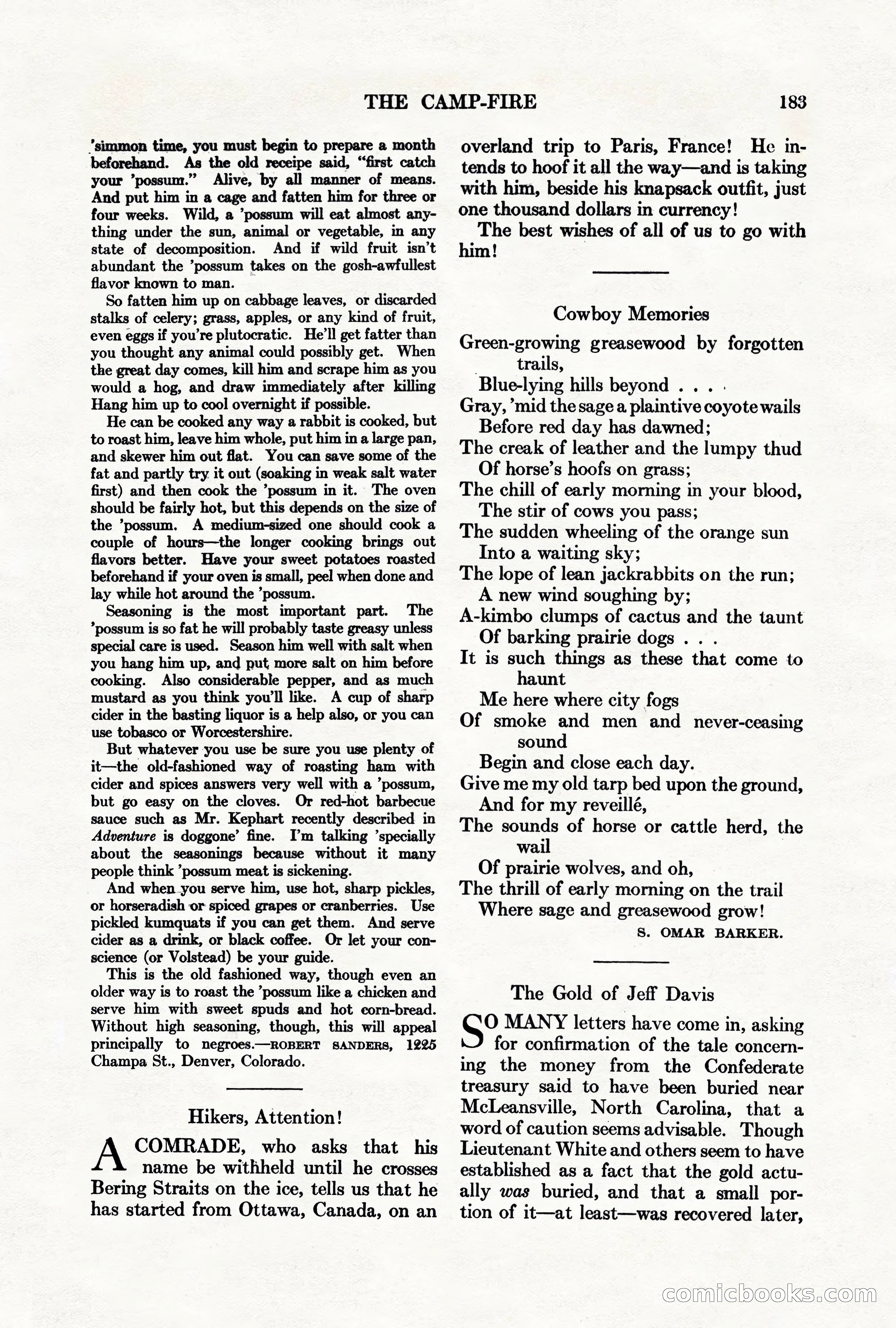 Adventure Magazine, March 1, 1928 — page 193 of 204