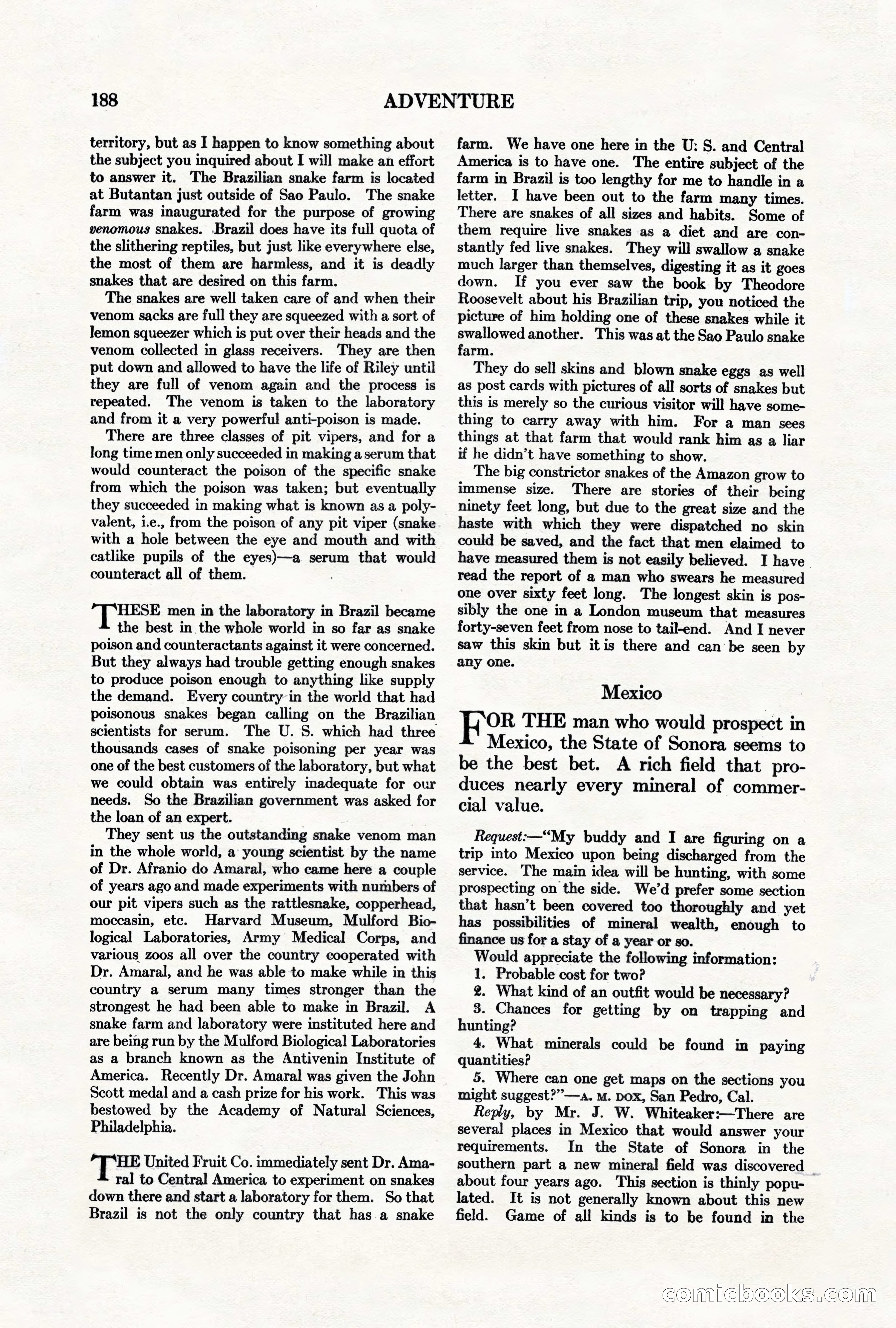 Adventure Magazine, March 1, 1928 — page 198 of 204