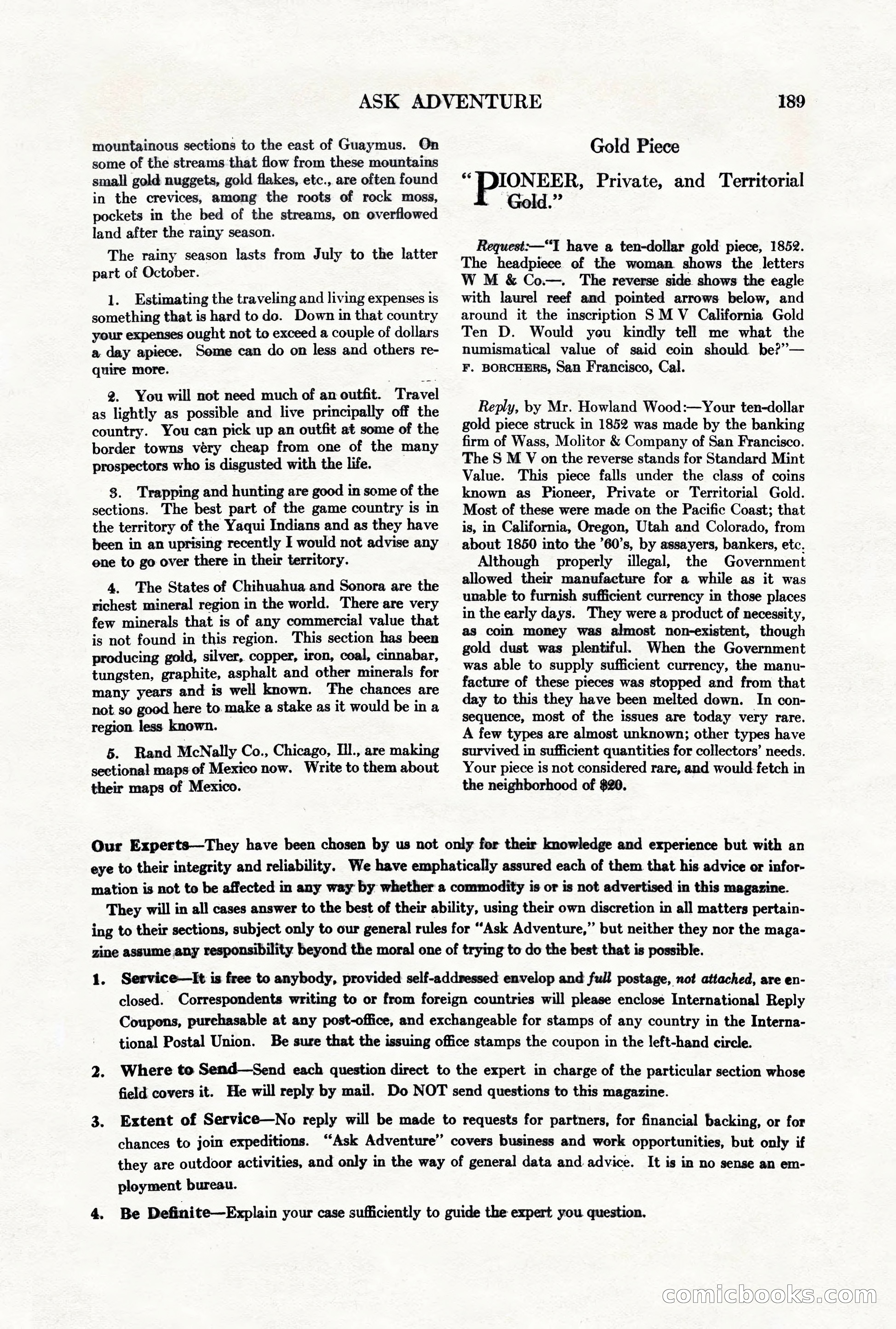 Adventure Magazine, March 1, 1928 — page 199 of 204