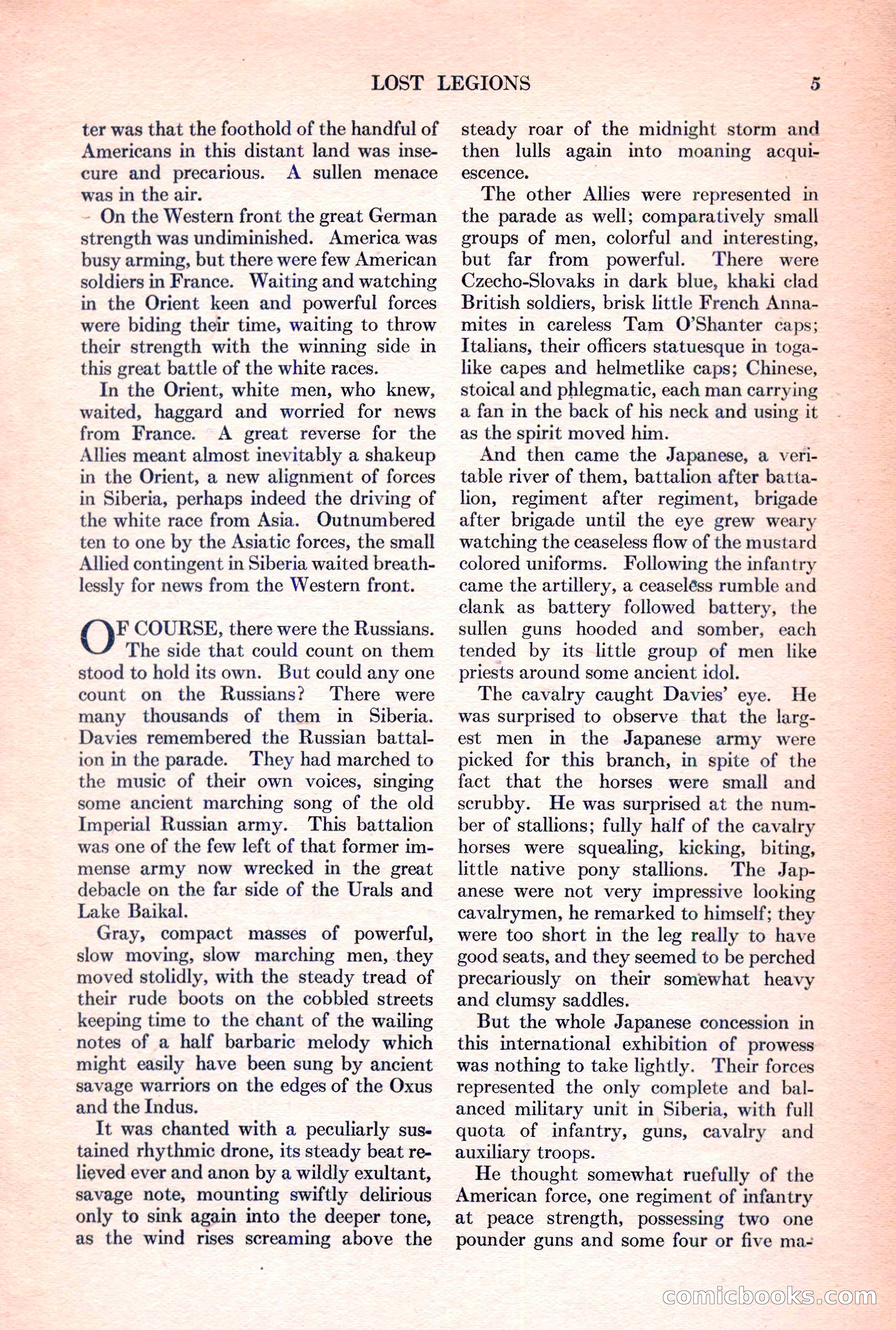 Adventure Magazine, March 15, 1928 — page 7 of 196