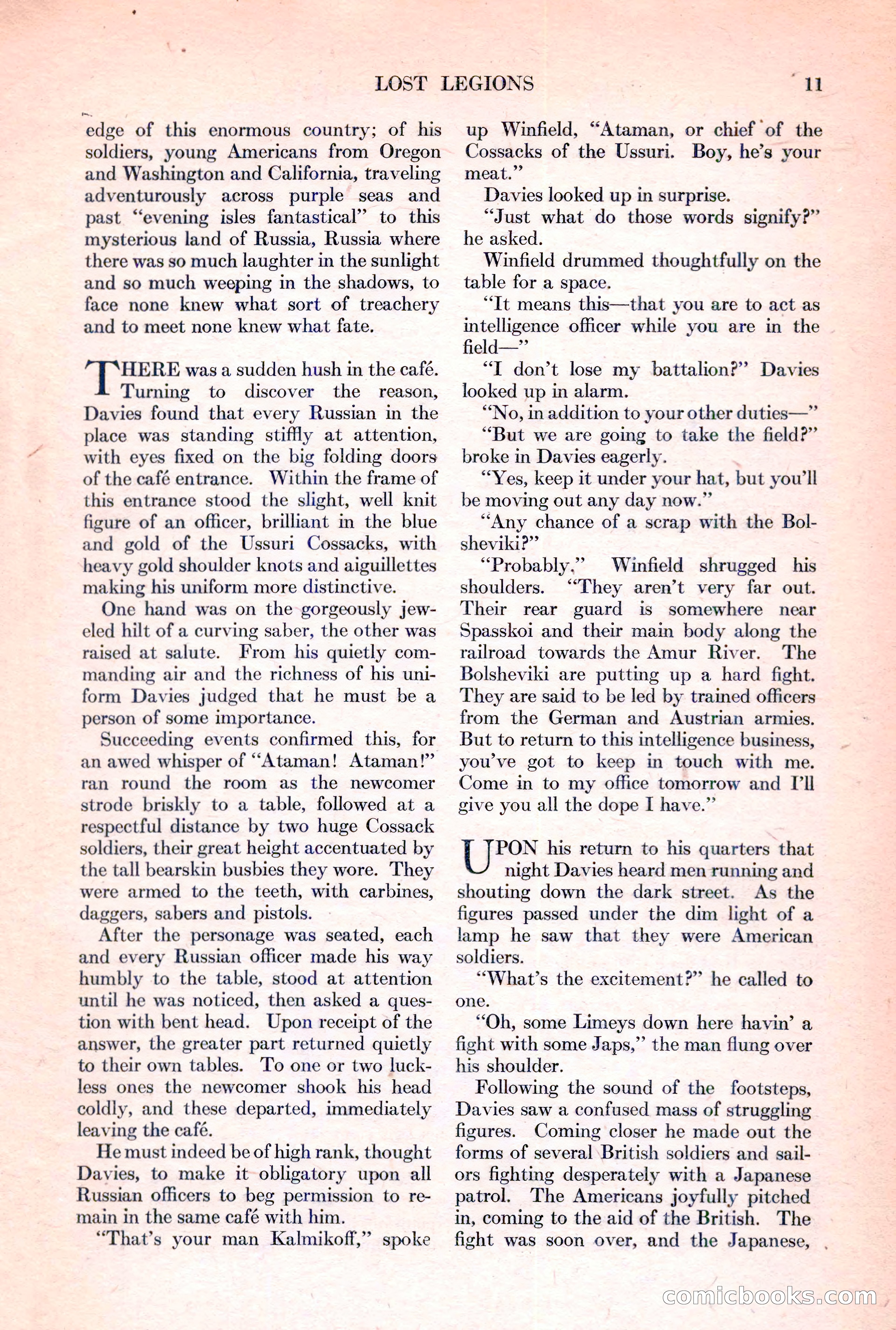 Adventure Magazine, March 15, 1928 — page 13 of 196