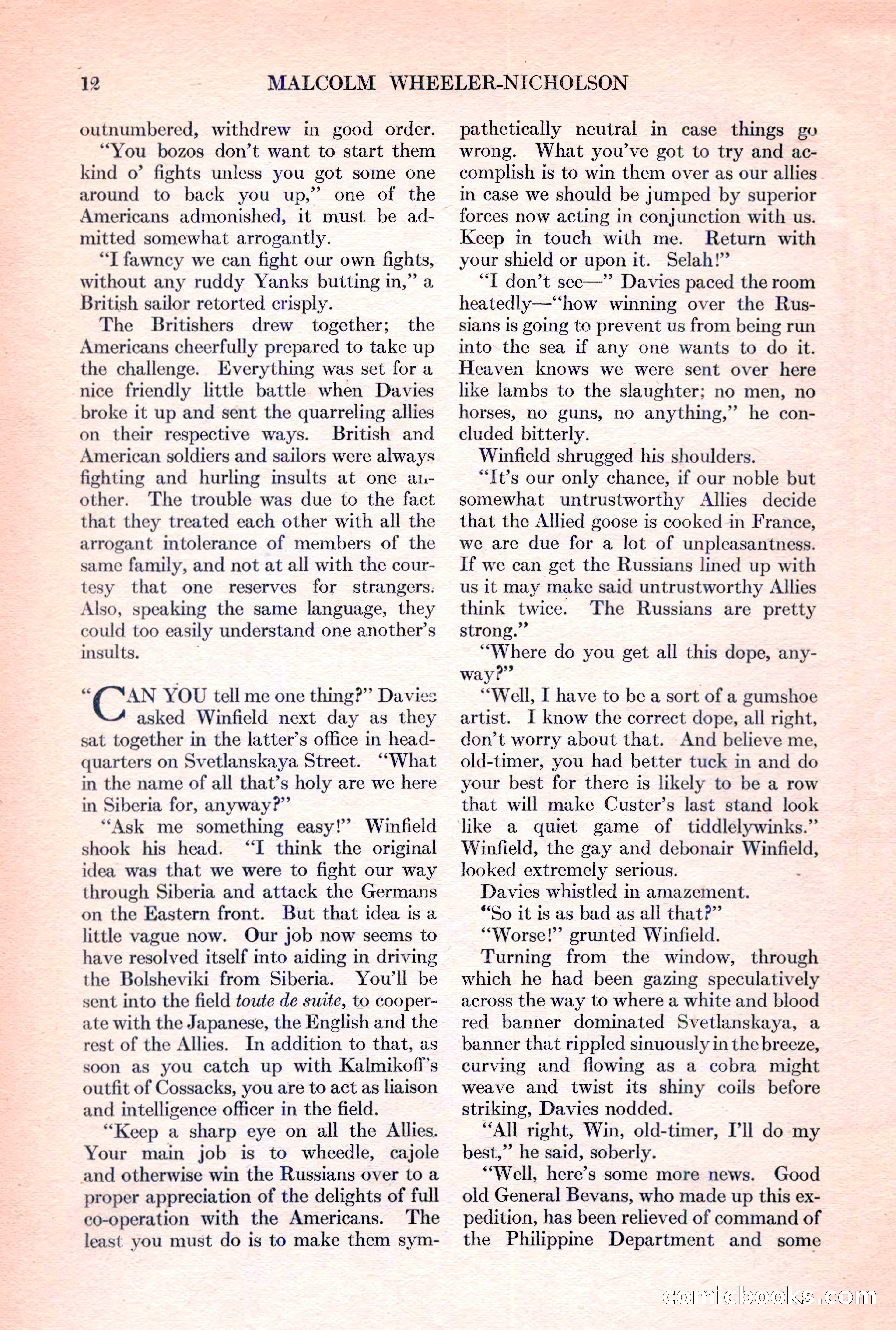 Adventure Magazine, March 15, 1928 — page 14 of 196
