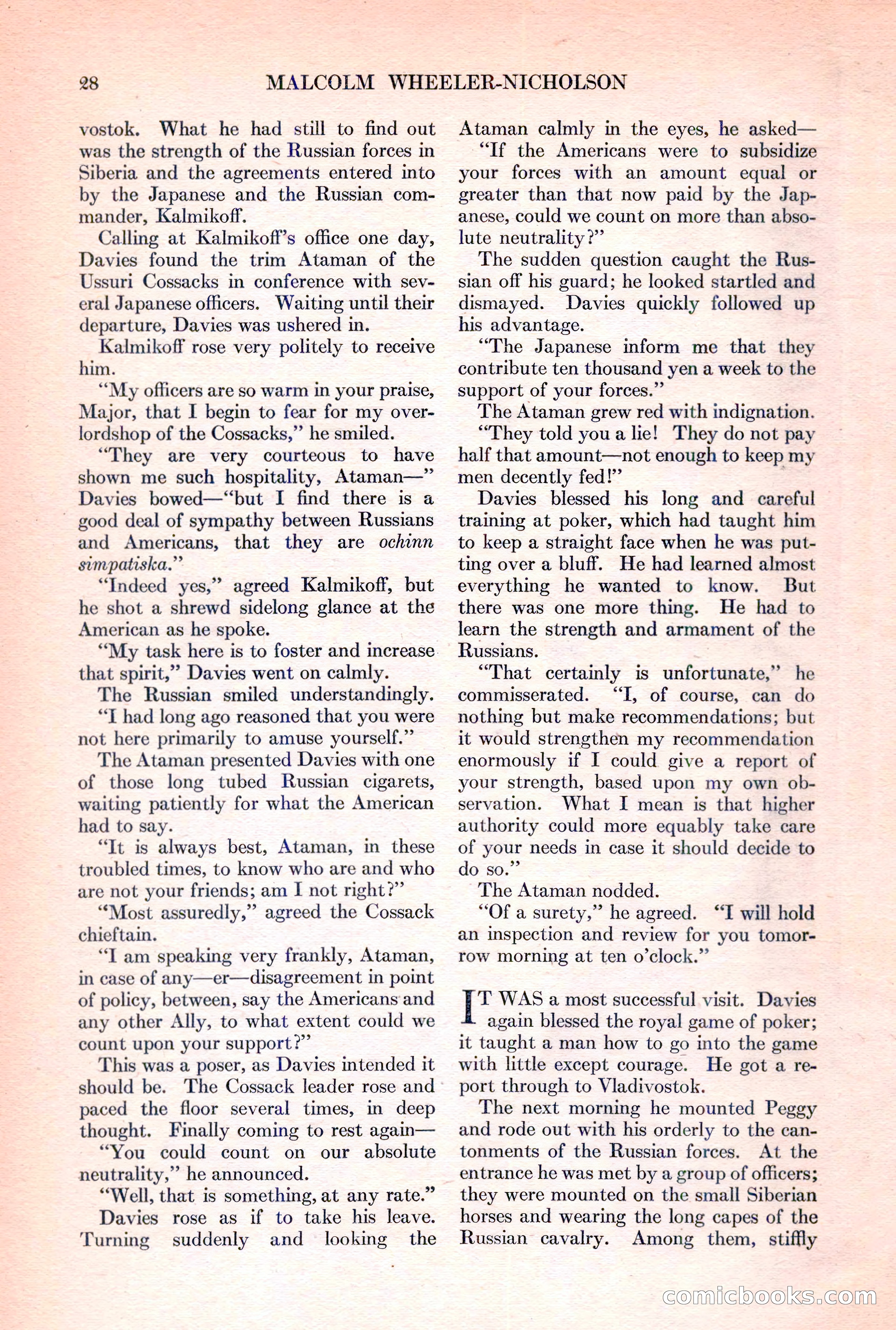 Adventure Magazine, March 15, 1928 — page 30 of 196