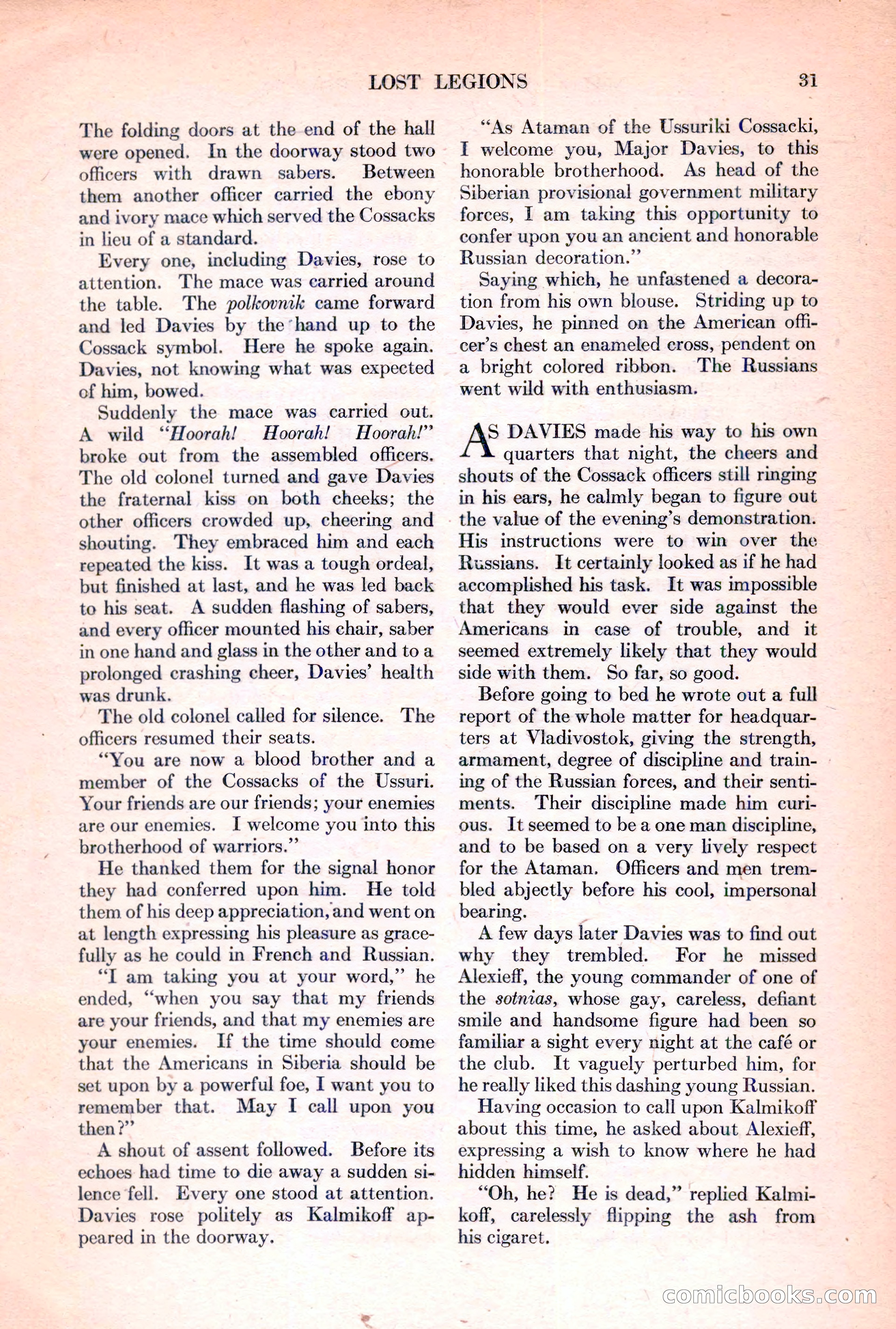 Adventure Magazine, March 15, 1928 — page 33 of 196