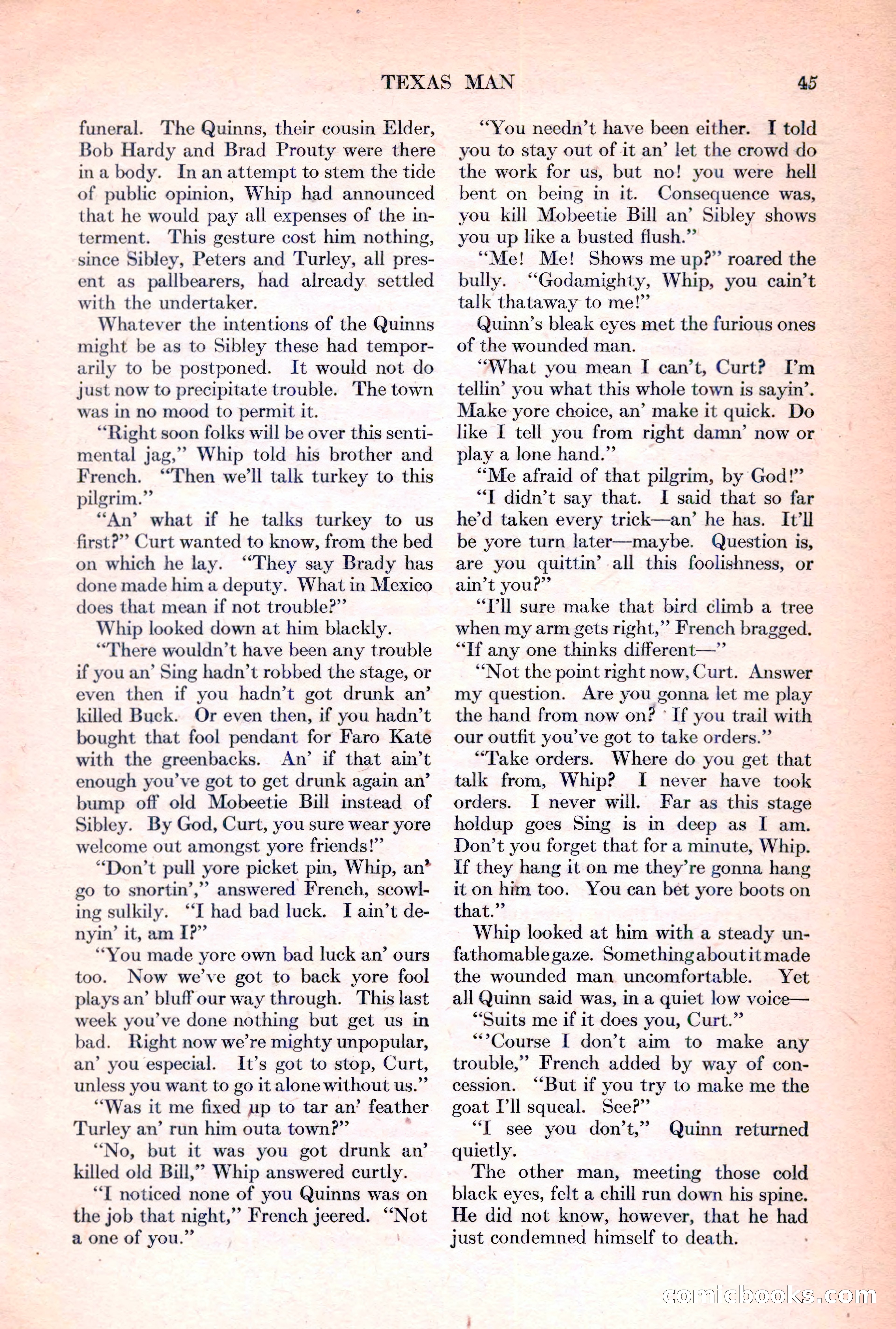 Adventure Magazine, March 15, 1928 — page 47 of 196