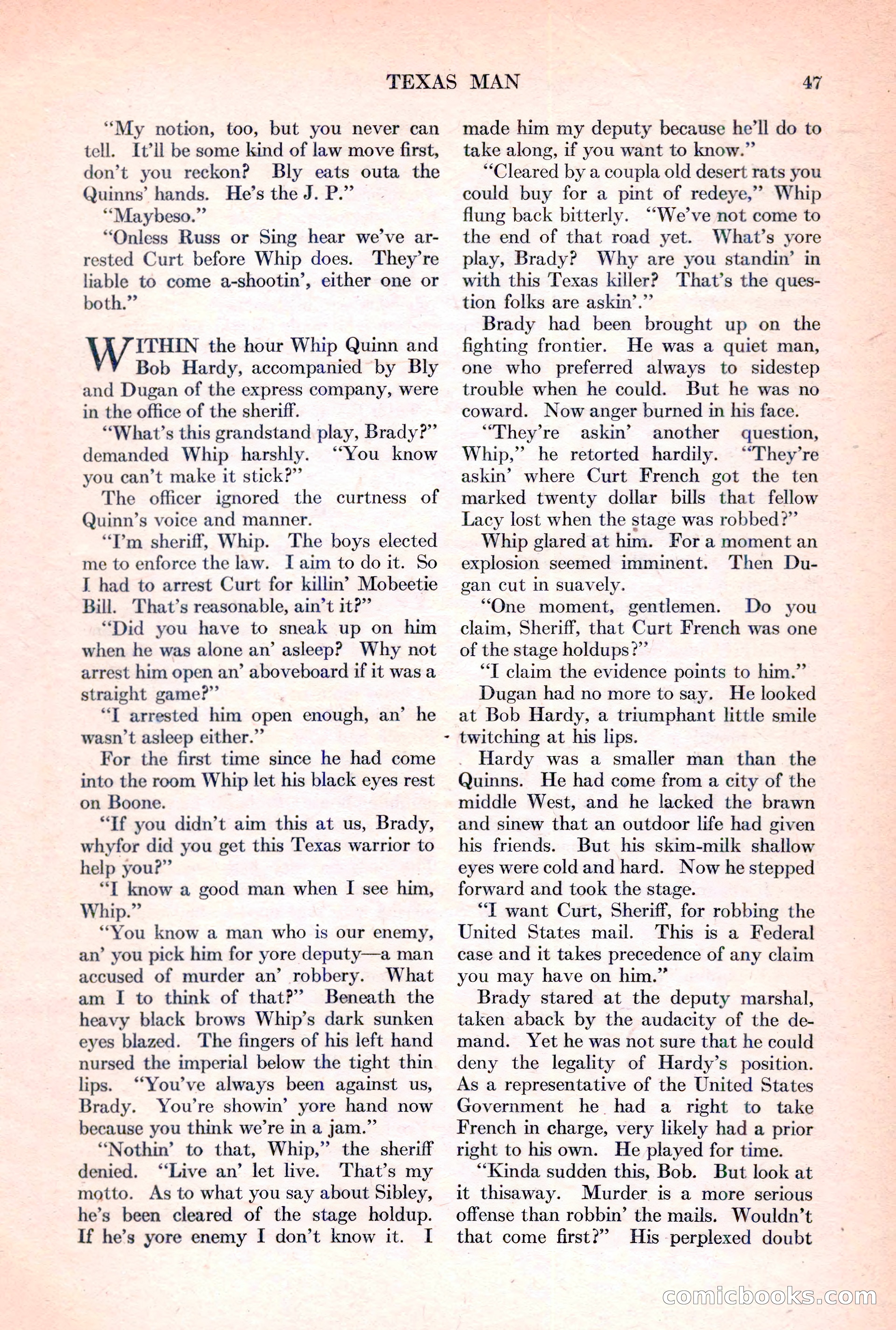 Adventure Magazine, March 15, 1928 — page 49 of 196