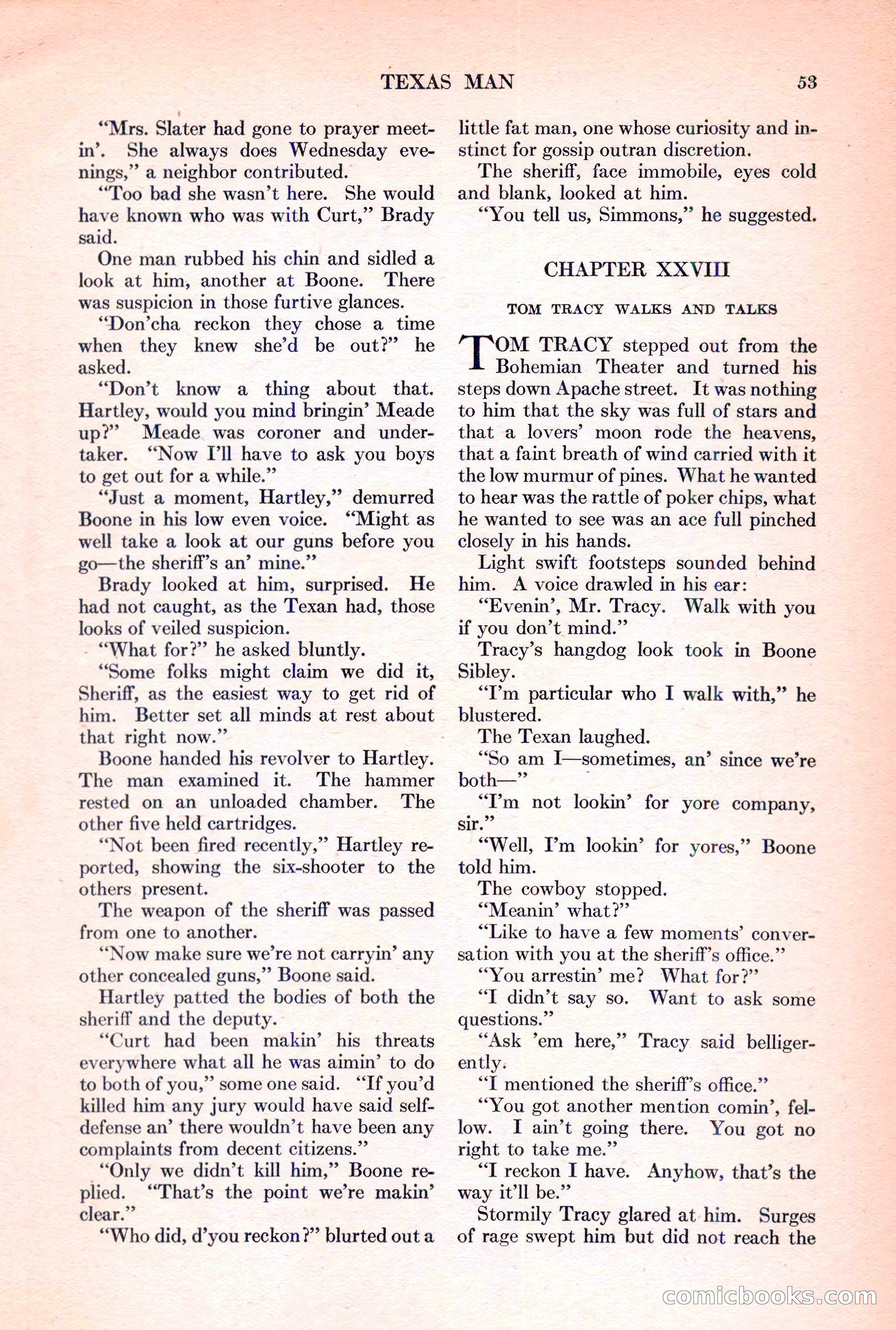 Adventure Magazine, March 15, 1928 — page 55 of 196