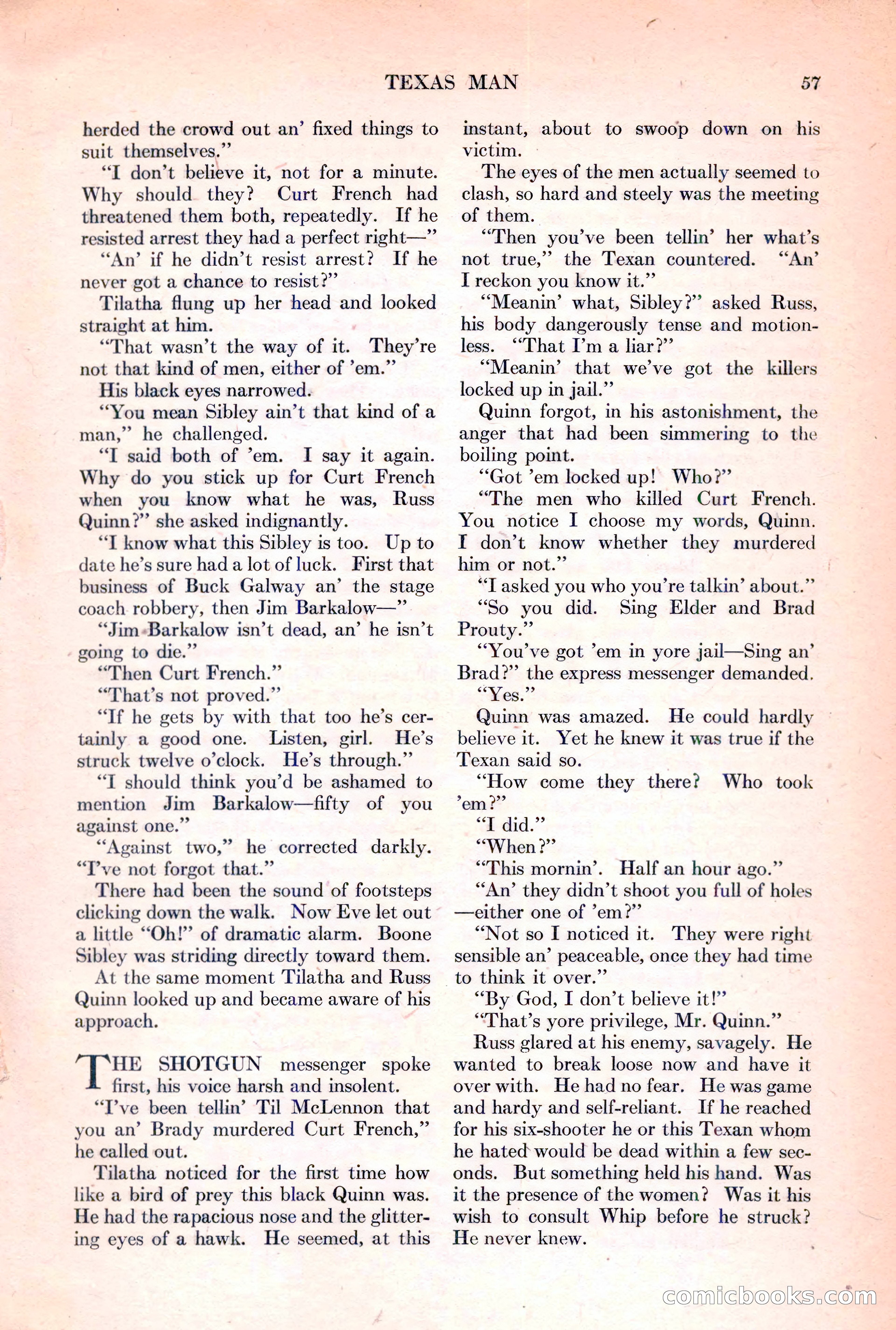 Adventure Magazine, March 15, 1928 — page 59 of 196