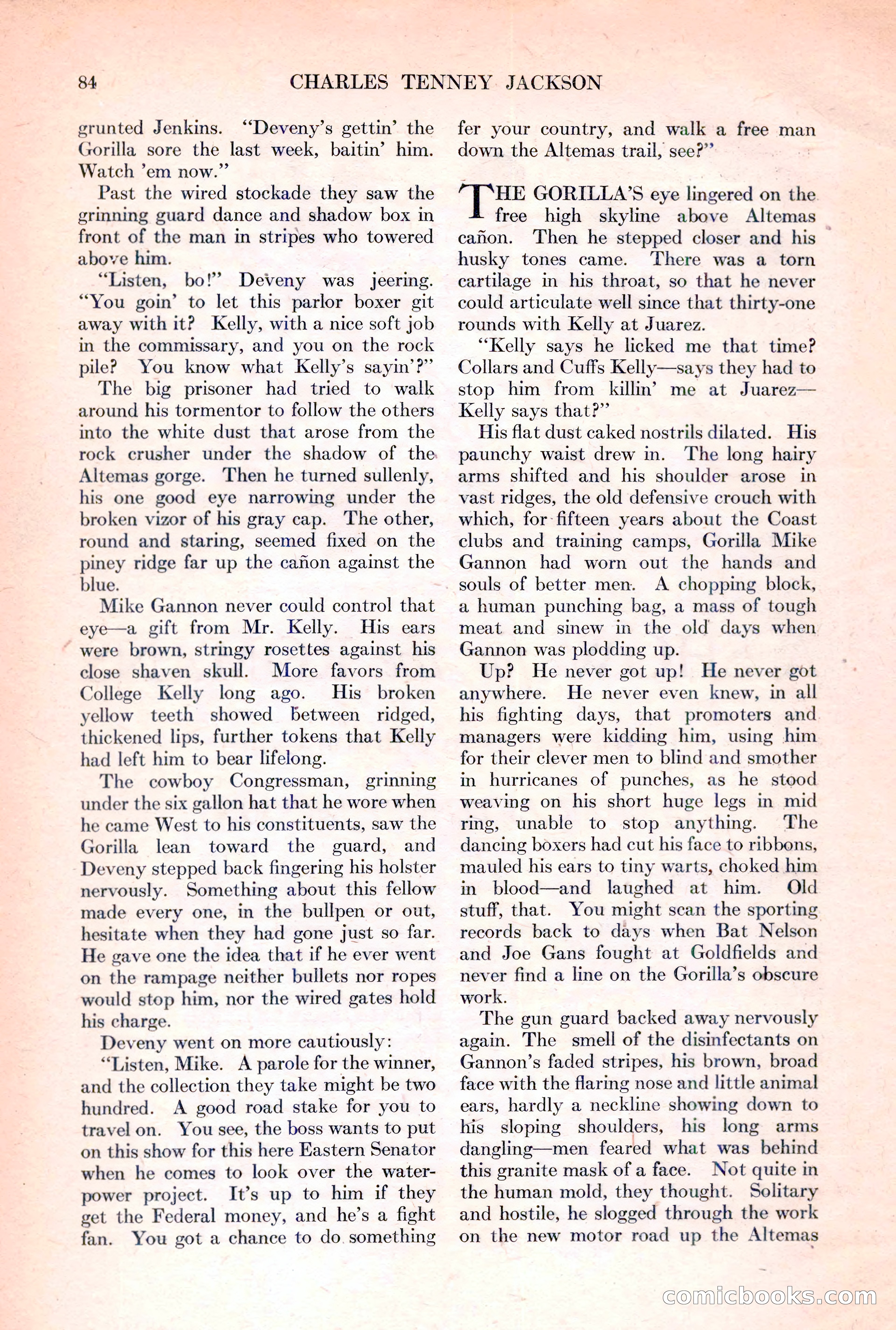 Adventure Magazine, March 15, 1928 — page 86 of 196