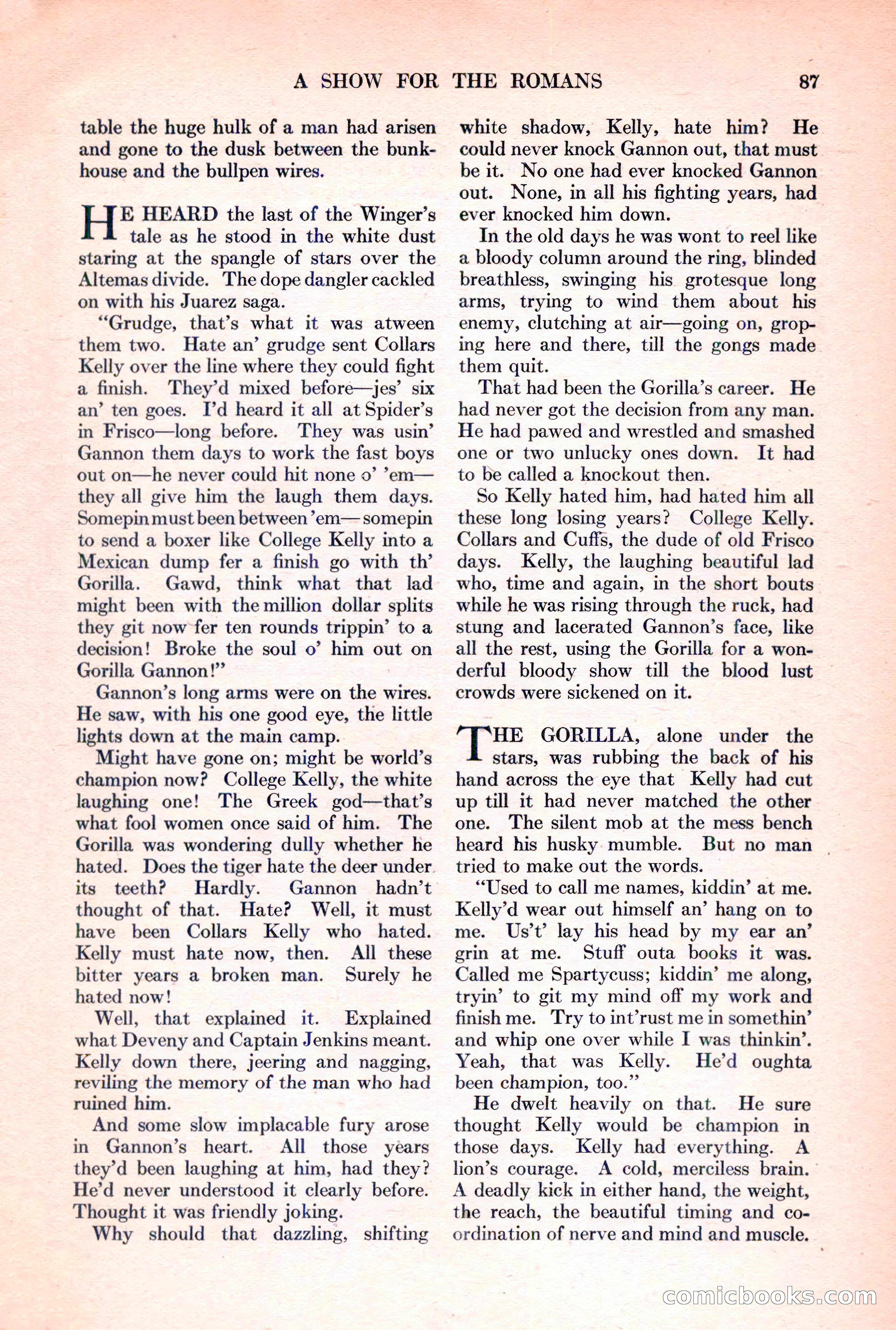 Adventure Magazine, March 15, 1928 — page 89 of 196