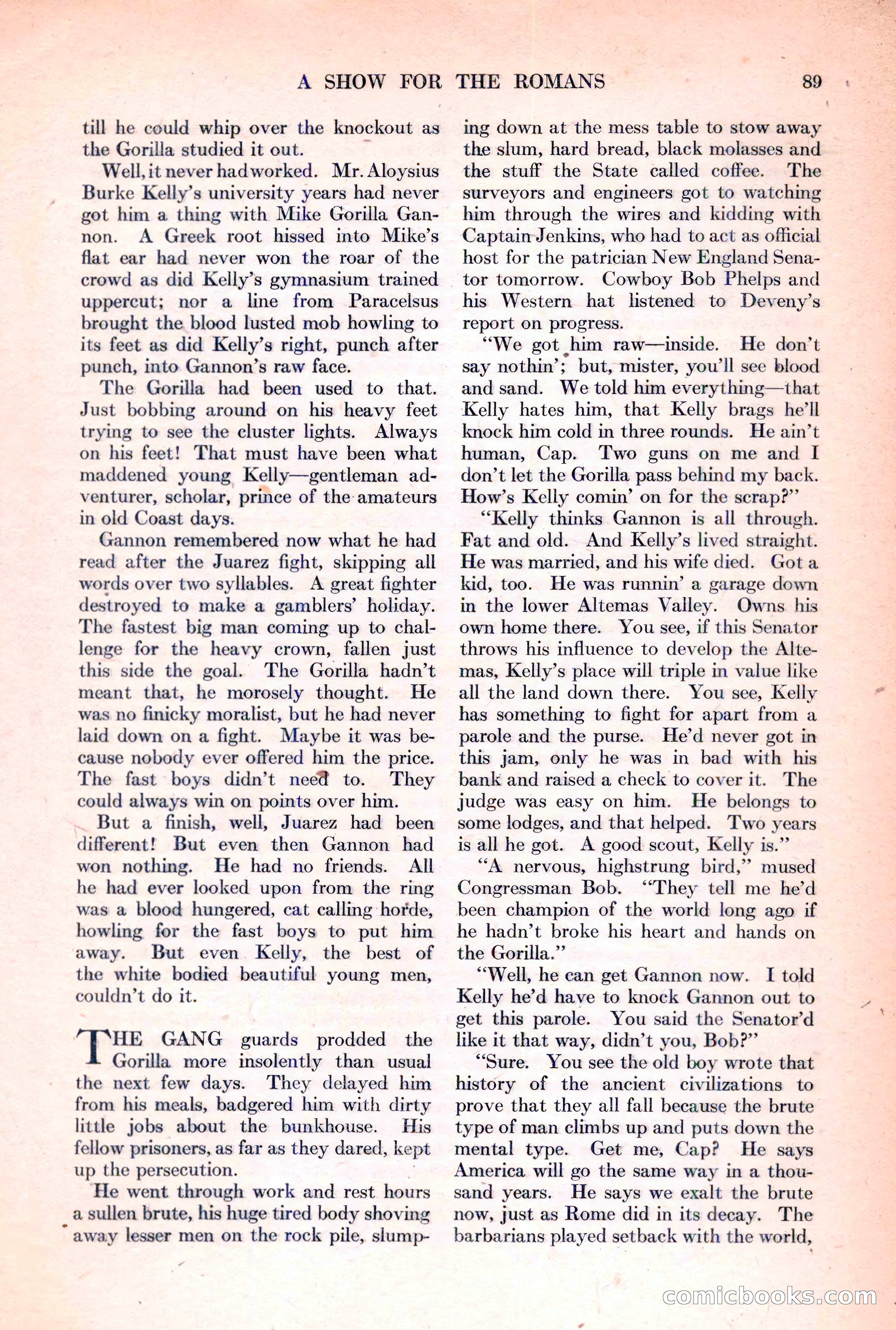 Adventure Magazine, March 15, 1928 — page 91 of 196
