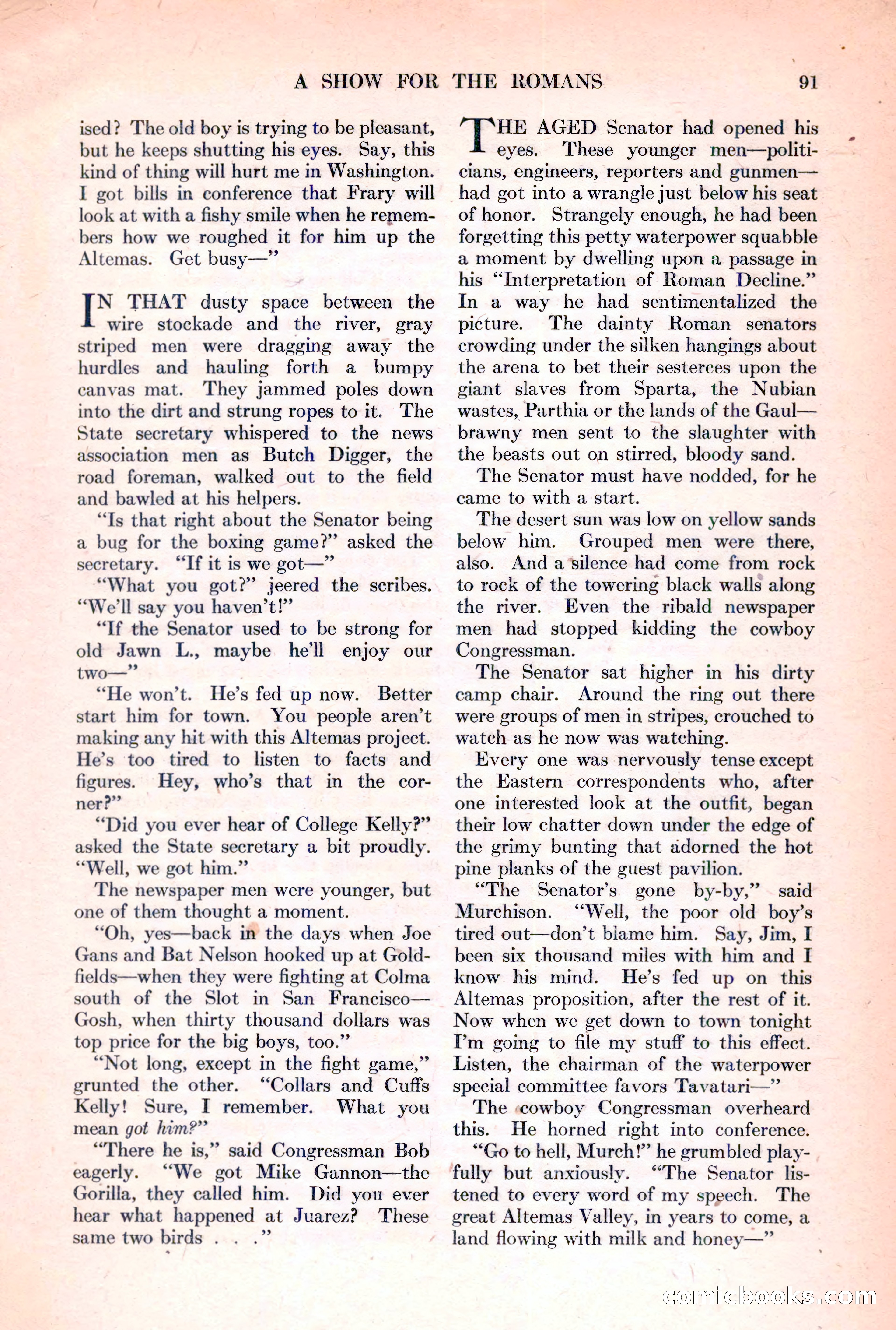 Adventure Magazine, March 15, 1928 — page 93 of 196