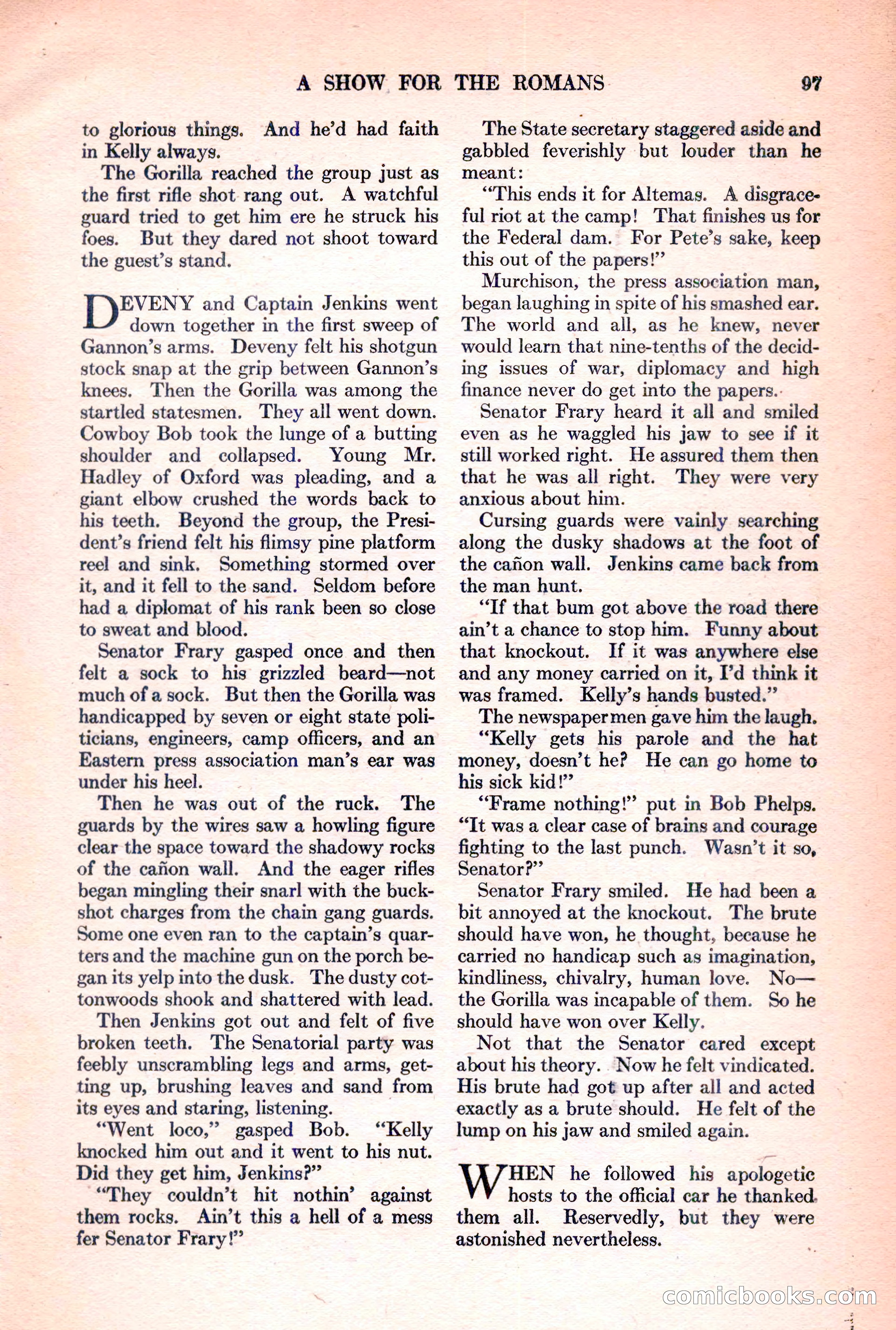 Adventure Magazine, March 15, 1928 — page 99 of 196
