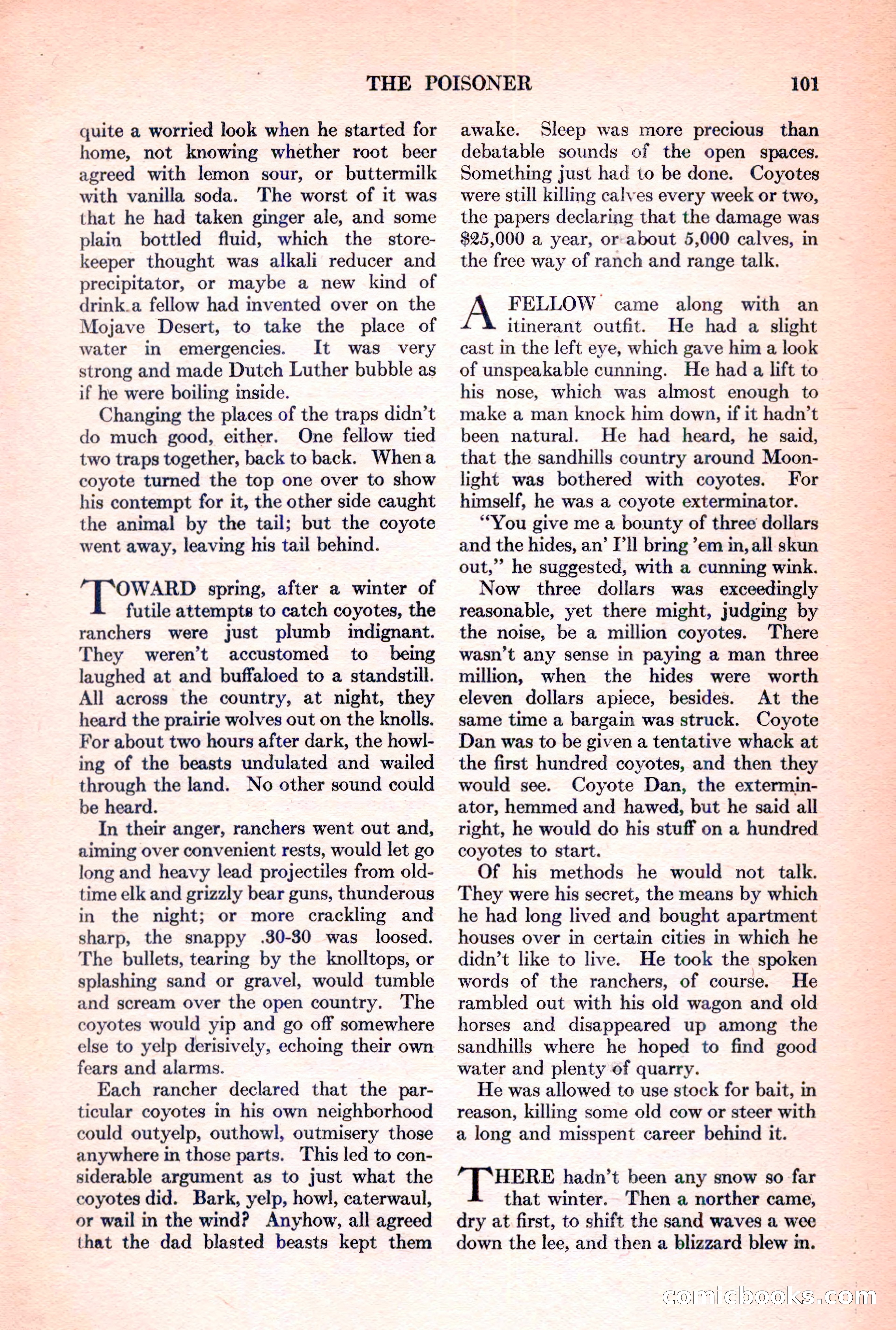 Adventure Magazine, March 15, 1928 — page 103 of 196