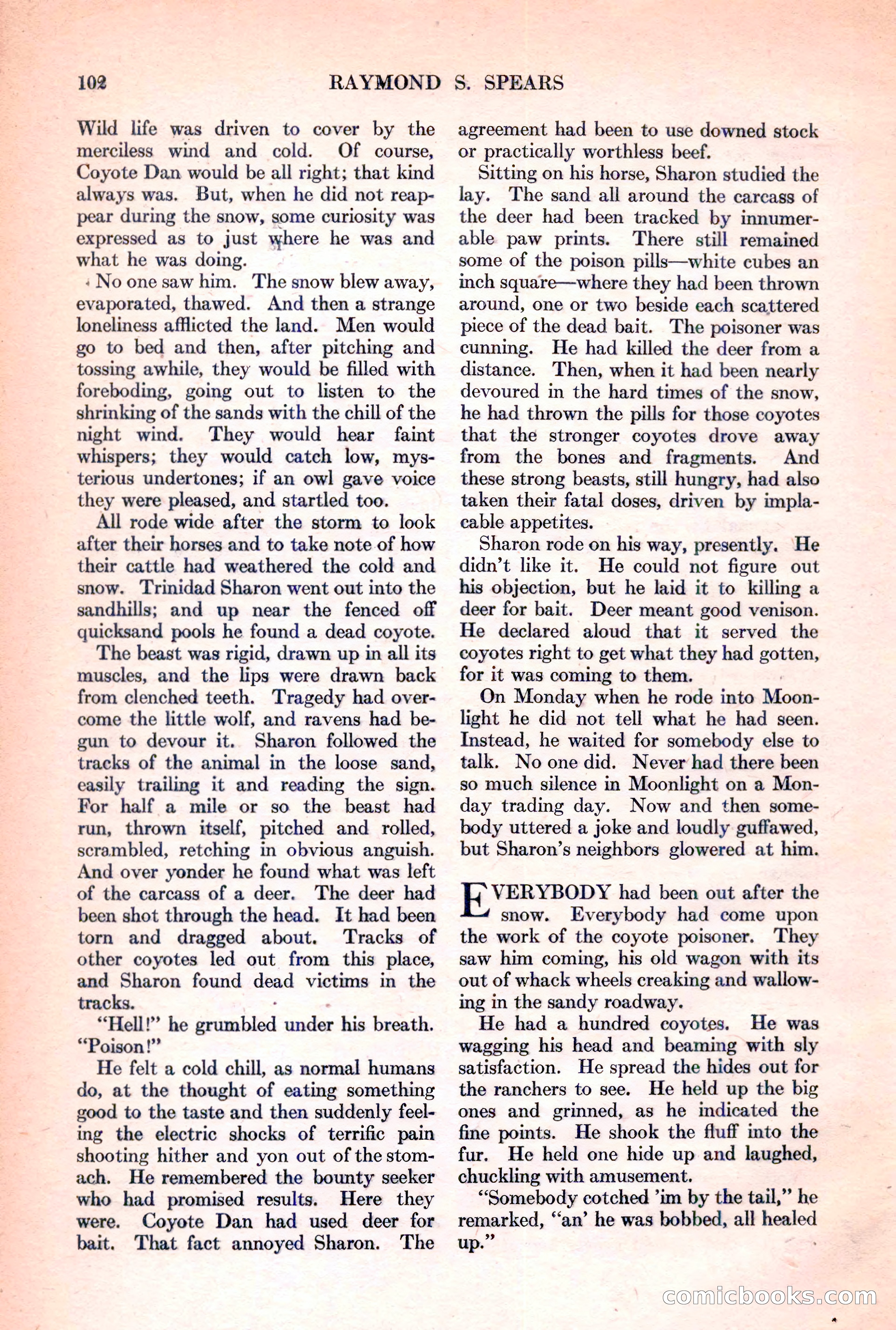 Adventure Magazine, March 15, 1928 — page 104 of 196
