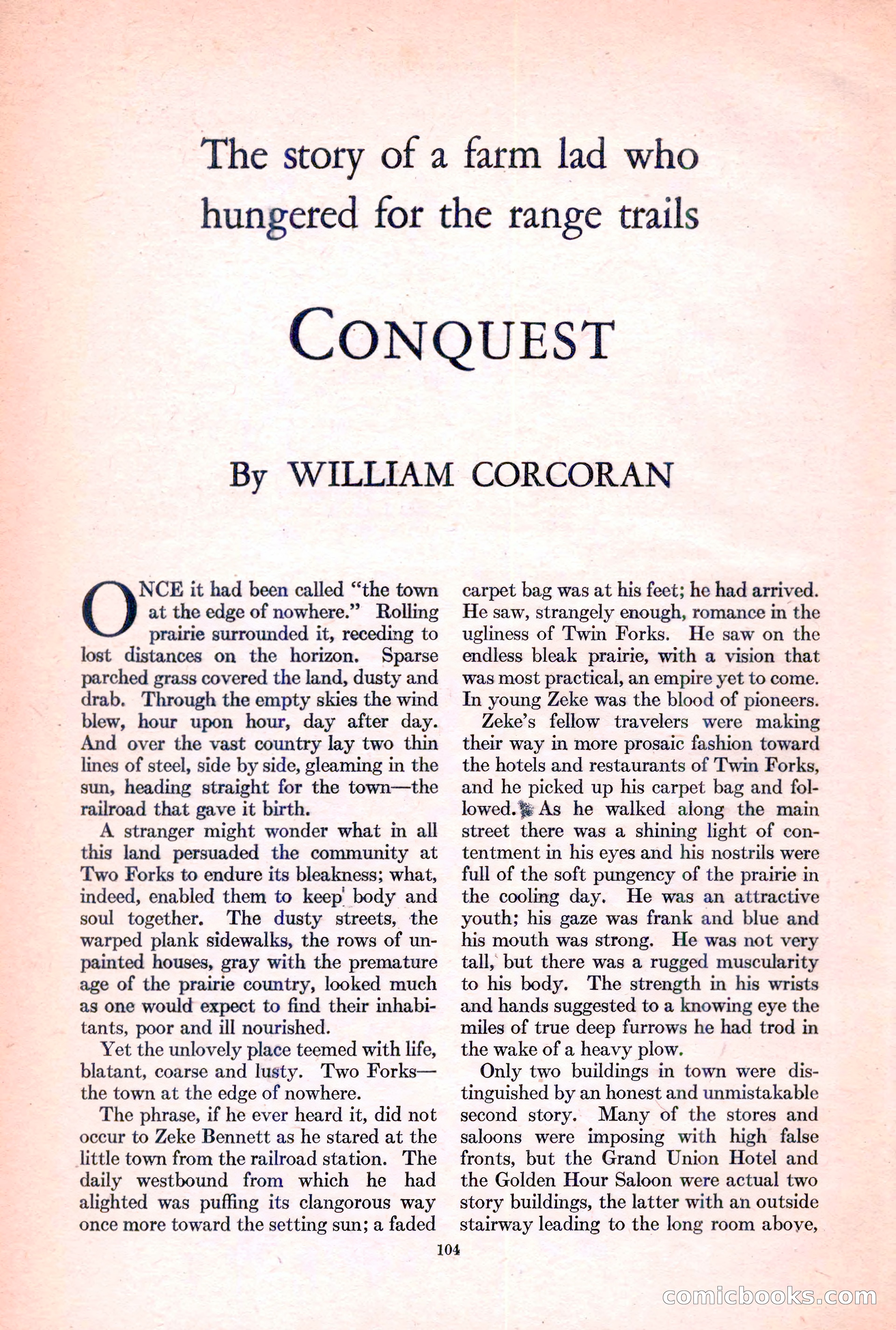 Adventure Magazine, March 15, 1928 — page 106 of 196
