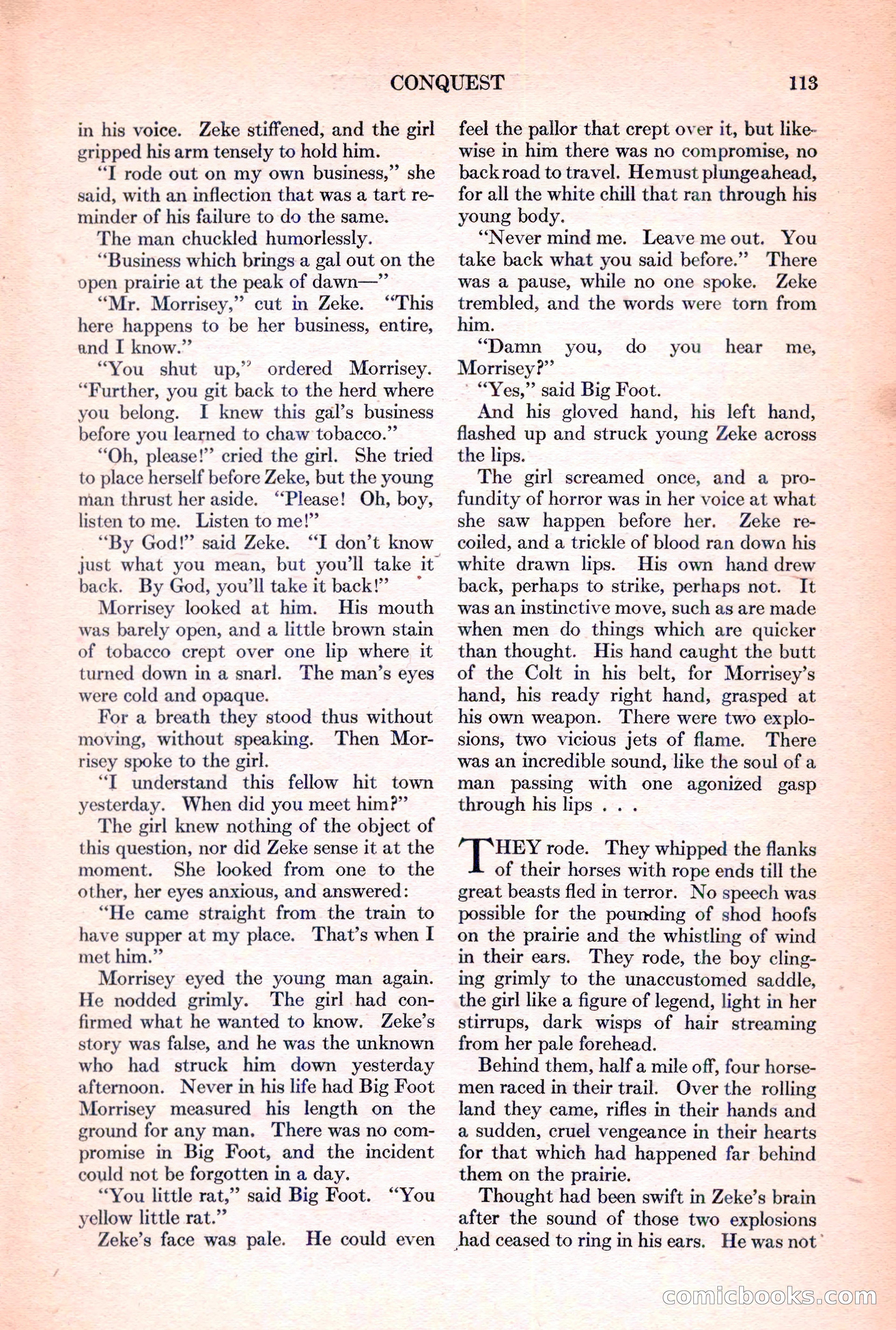 Adventure Magazine, March 15, 1928 — page 115 of 196