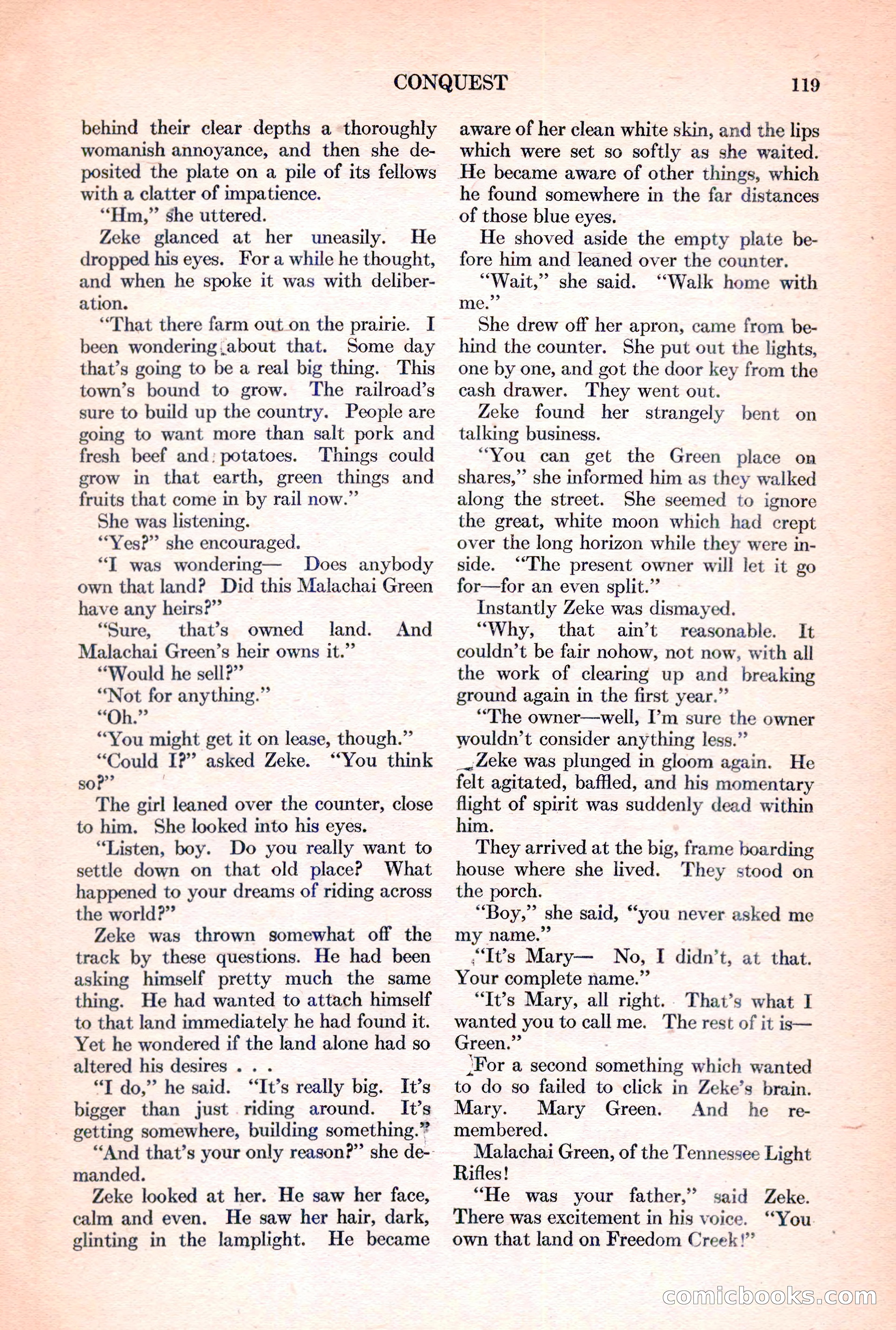 Adventure Magazine, March 15, 1928 — page 121 of 196