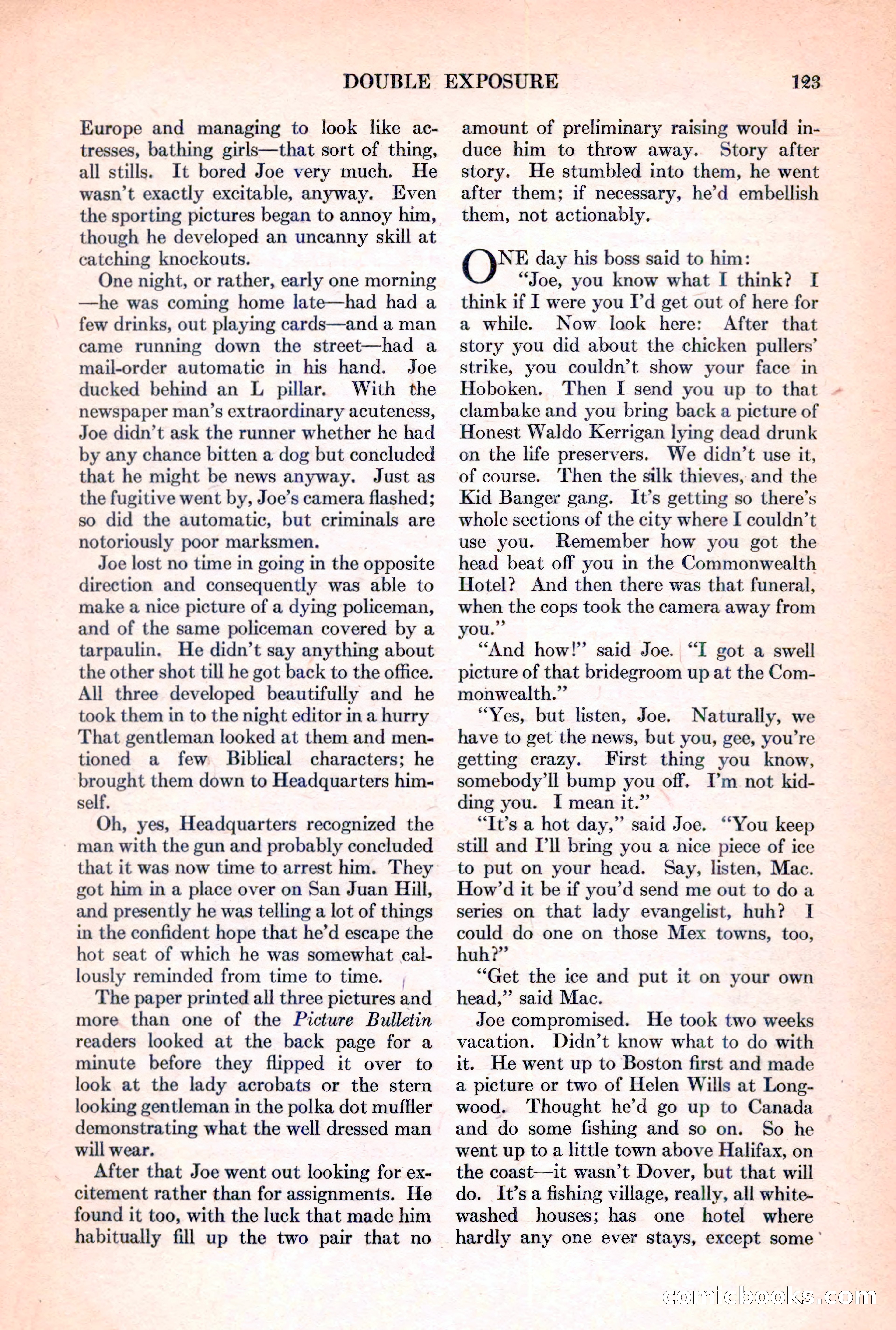 Adventure Magazine, March 15, 1928 — page 125 of 196