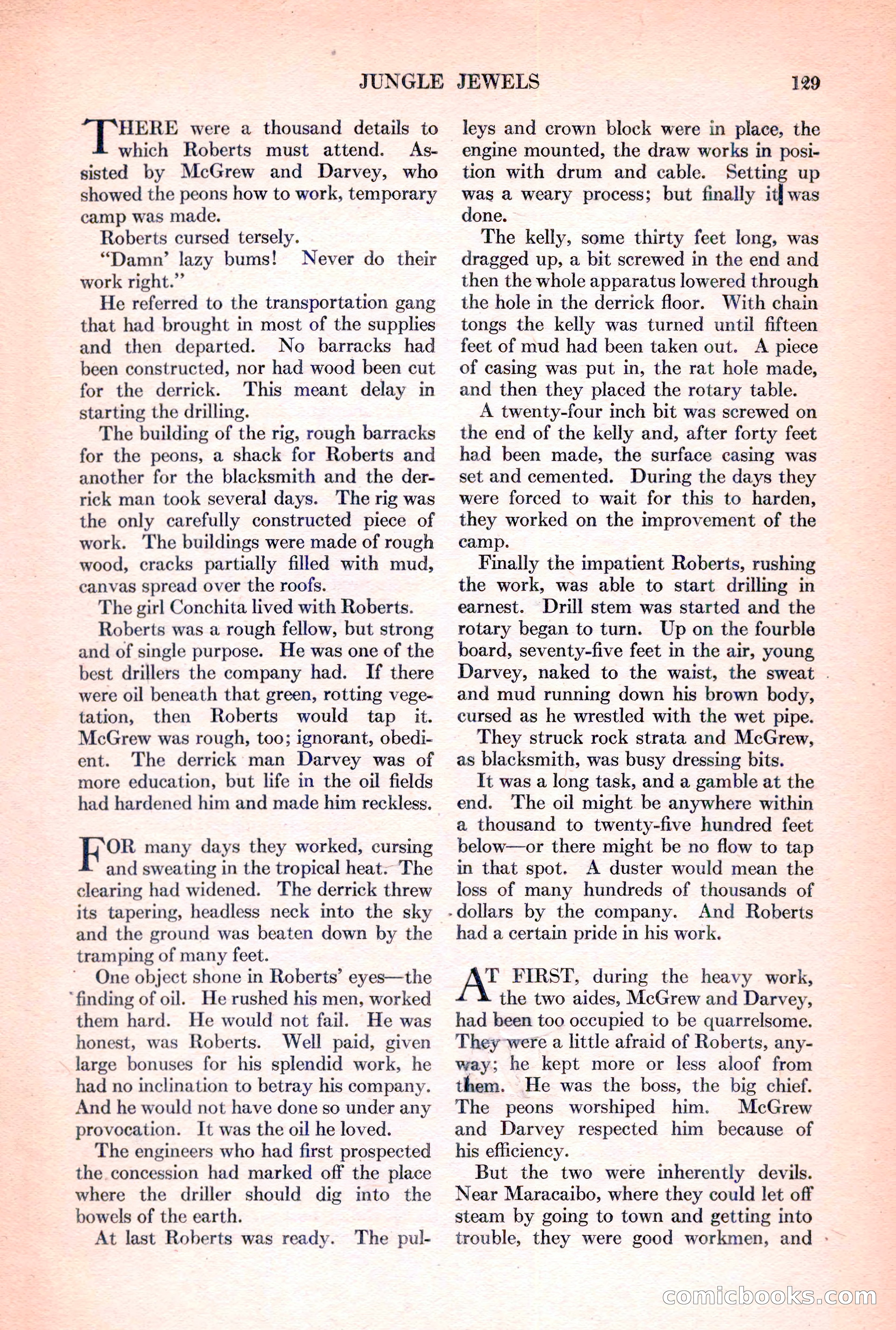Adventure Magazine, March 15, 1928 — page 131 of 196