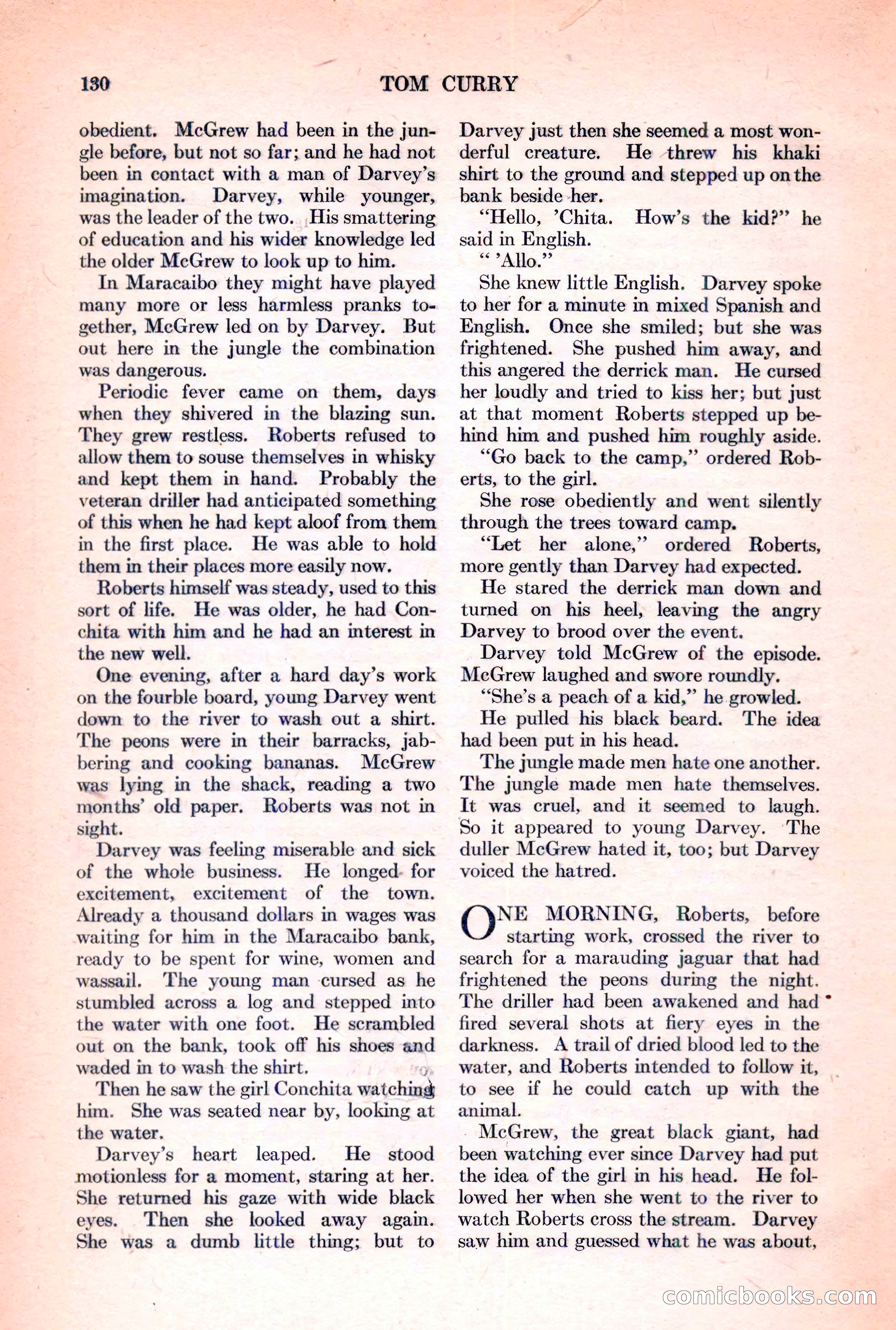 Adventure Magazine, March 15, 1928 — page 132 of 196